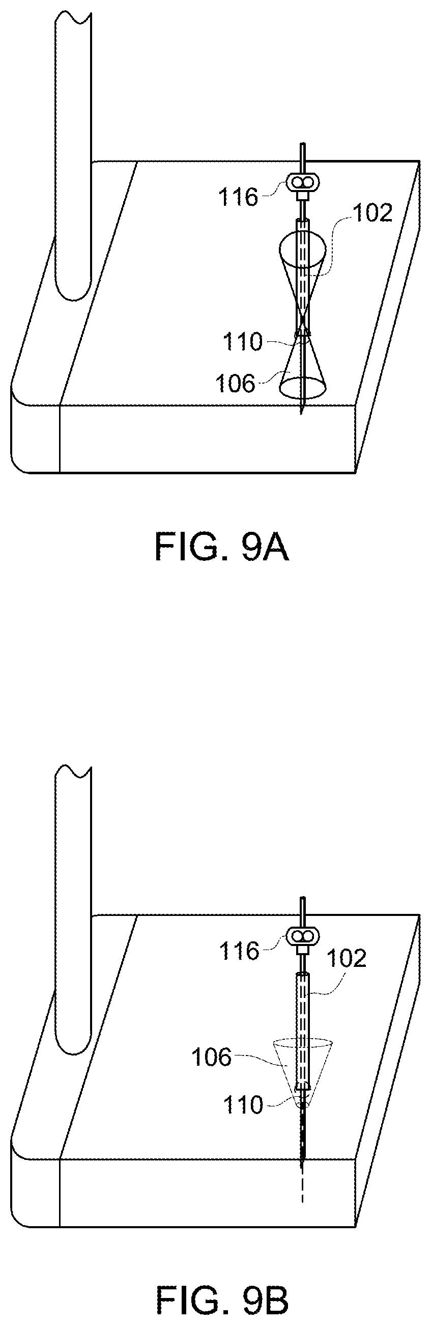 Patent US12097069 Figure 12 – Ultrasound probe with an integrated needle assembly and a computer program product, a method and a system for providing a path for inserting a needle of the ultrasound probe