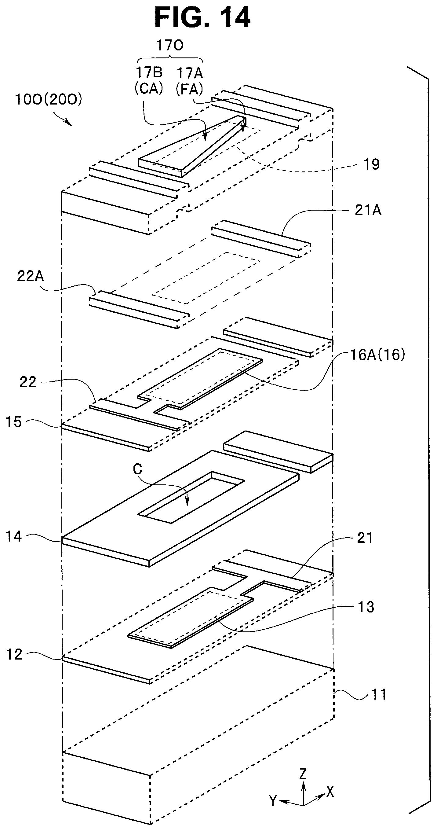 Patent US12097074 Figure 9 – Ultrasonic element and endoscope