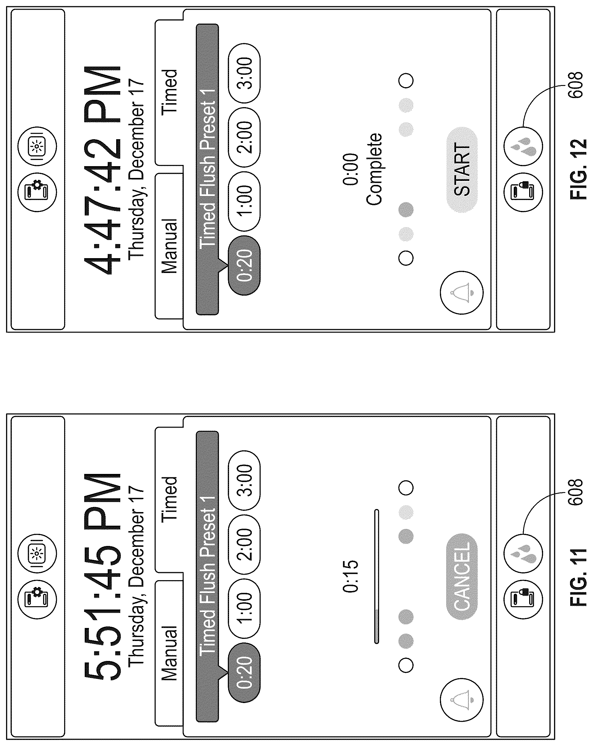 Patent US12097084 Figure 8 – Automatic activation of flushing mode in dental systems