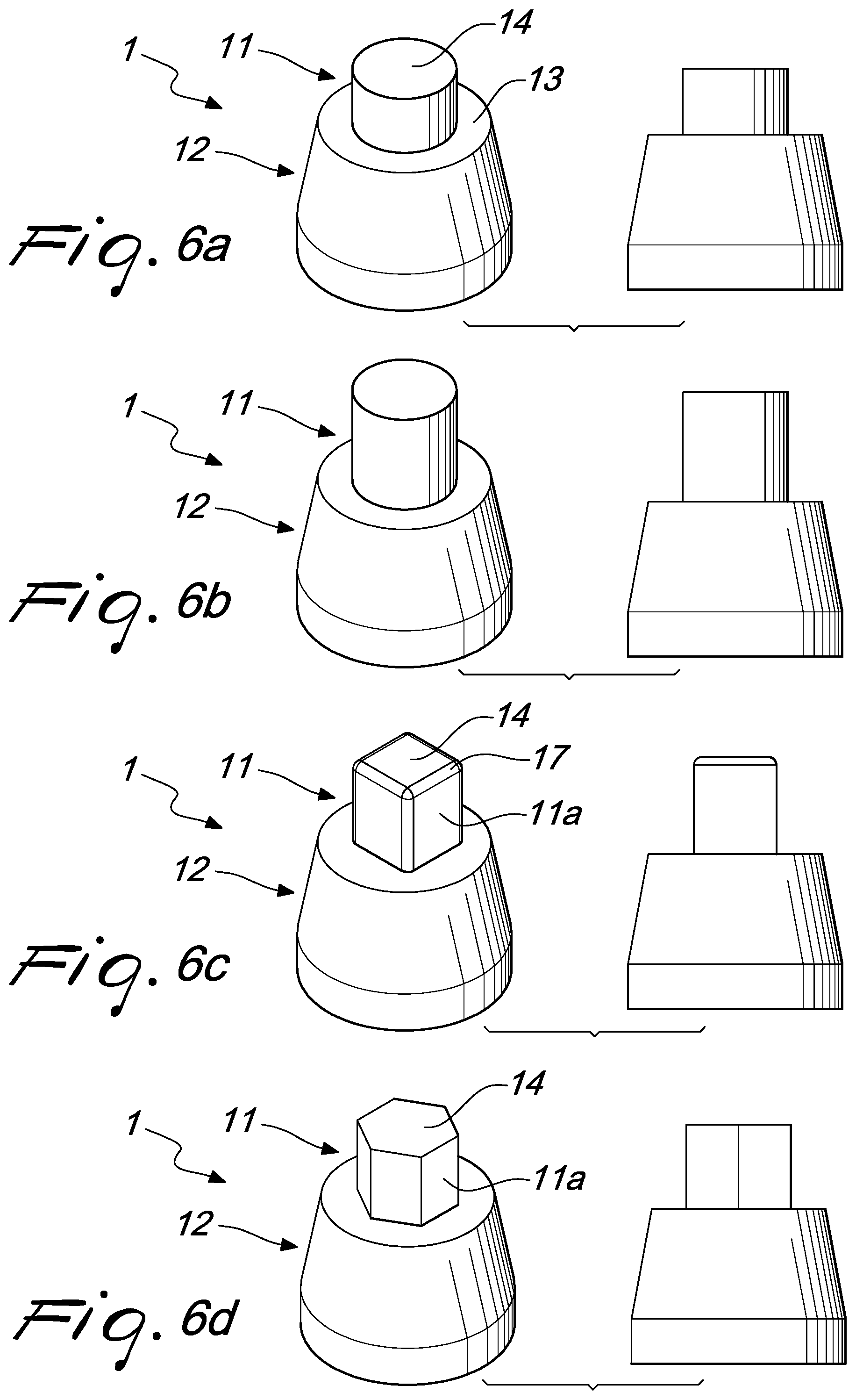 Patent US12097088 Figure 3 – Fixing pin support for dental prostheses and method of the manufacturing thereof