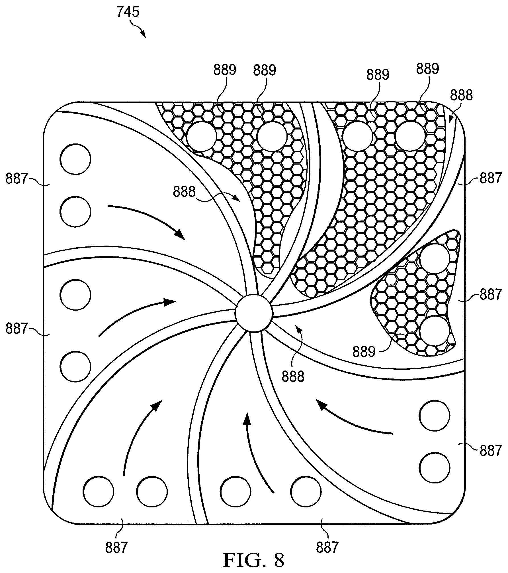 Patent US12097094 Figure 7 – Dressing and method for applying reduced pressure to and collecting and storing fluid from a tissue site