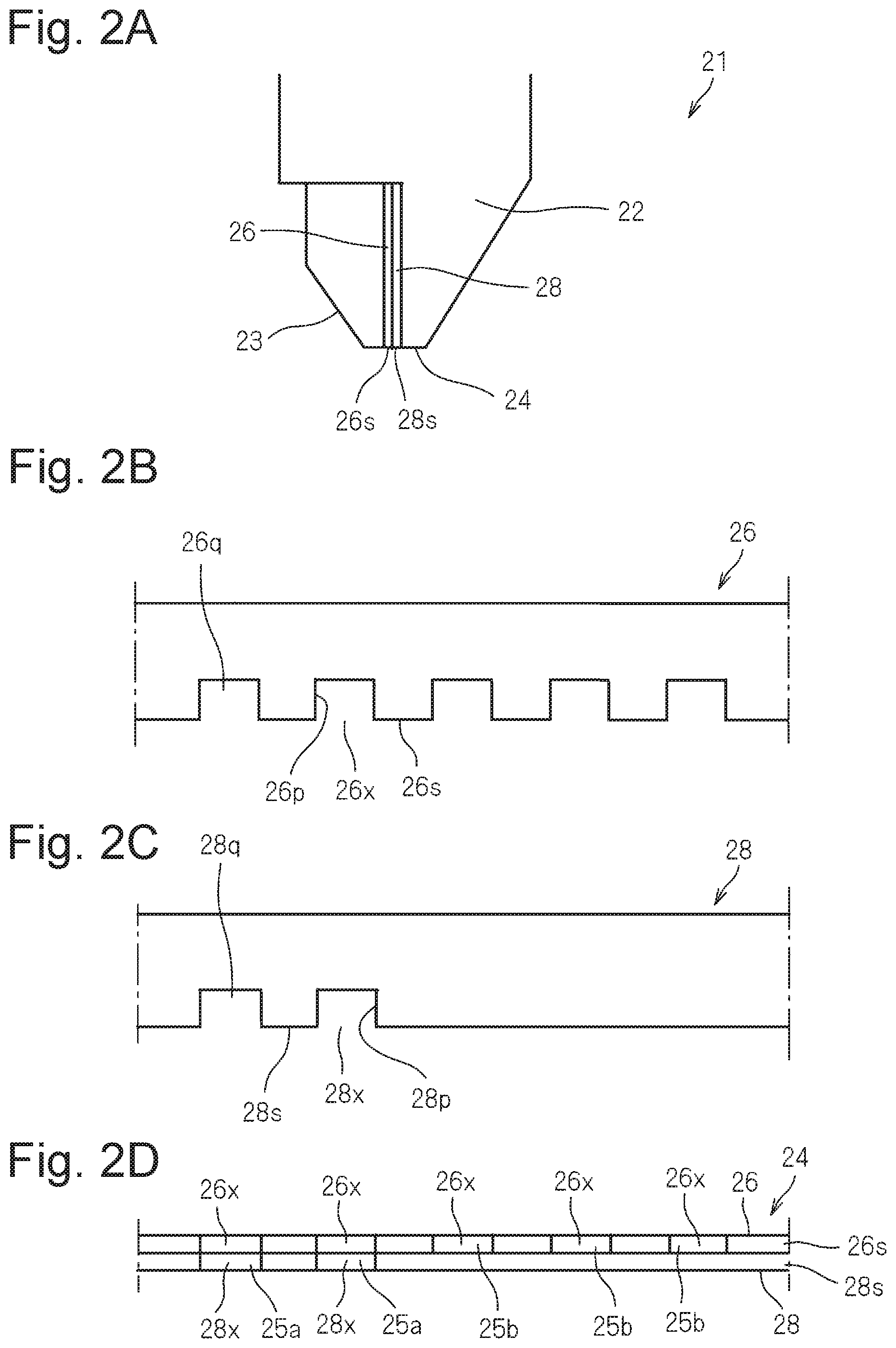 Patent US12097099 Figure 2 – Production method of elastic composite sheet, elastic composite sheet, and disposable wearable article using said elastic composite sheet