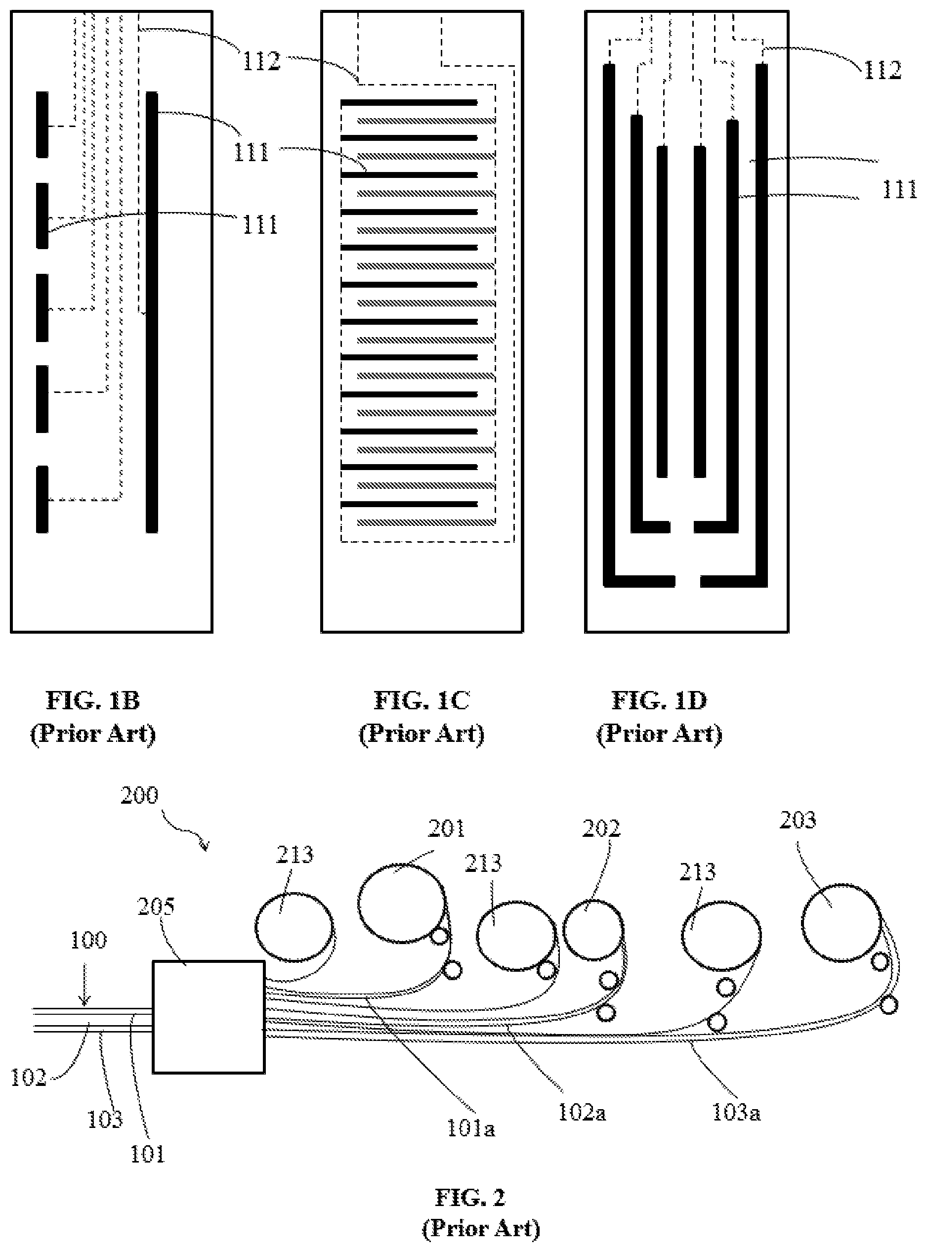 Patent US12097101 Figure 2 – Method of manufacturing a diaper with moisture sensors