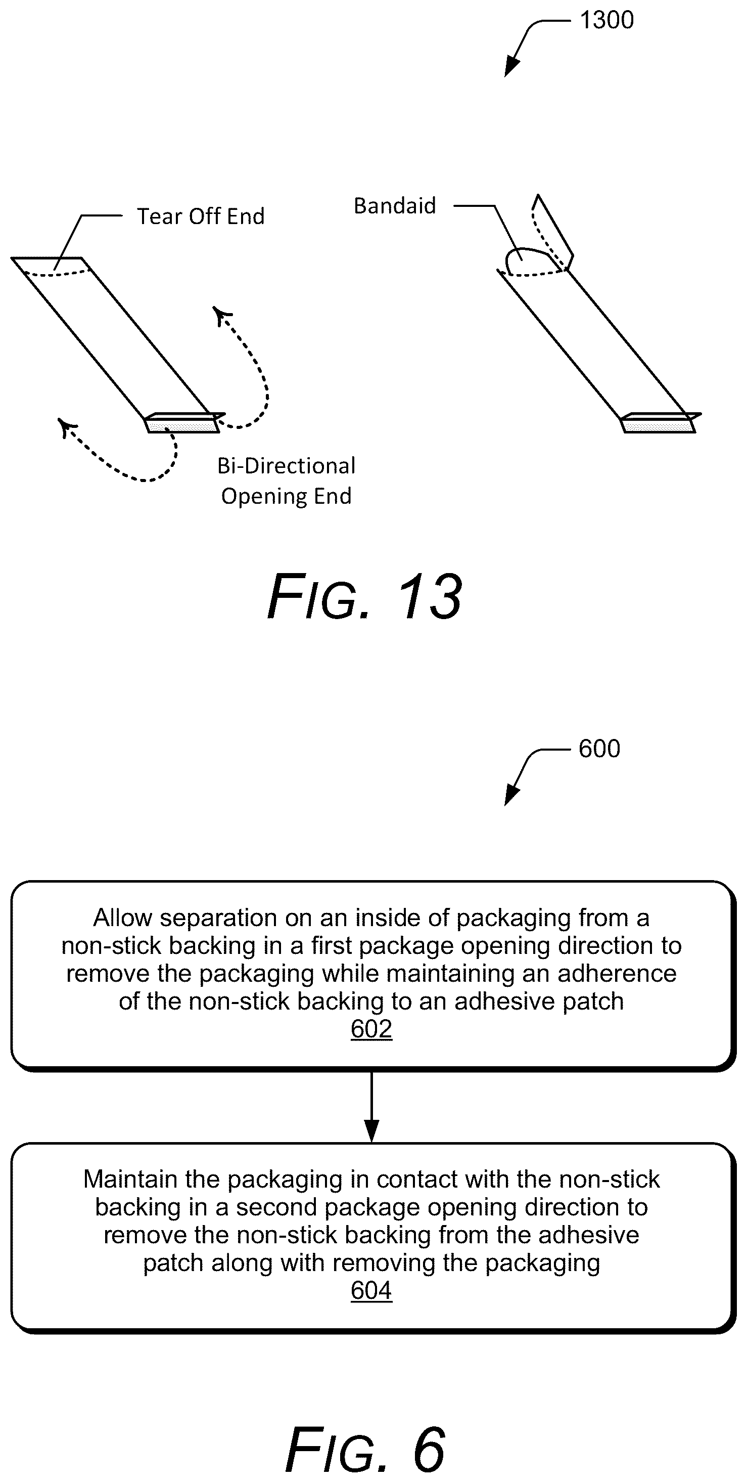 Patent US12097105 Figure 6 – Bi-directional packaging adhesive