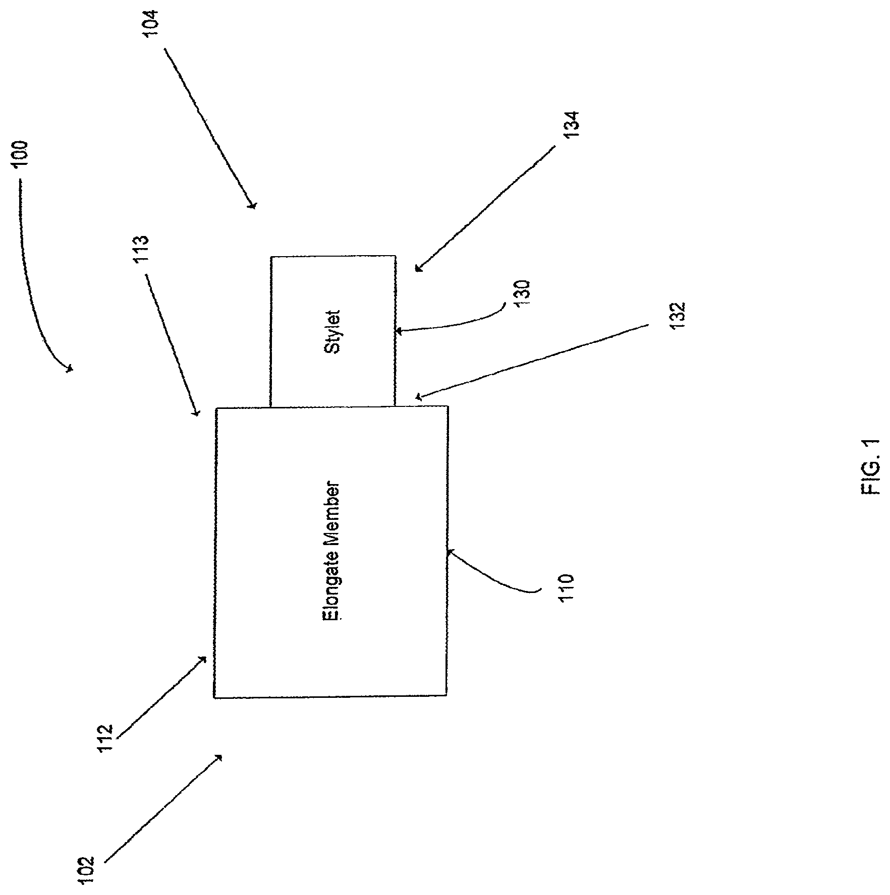 Patent US12097106 Figure 1 – Insertion device for delivery of a mesh carrier