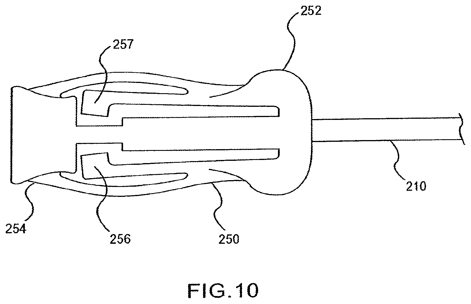 Patent US12097106 Figure 11 – Insertion device for delivery of a mesh carrier