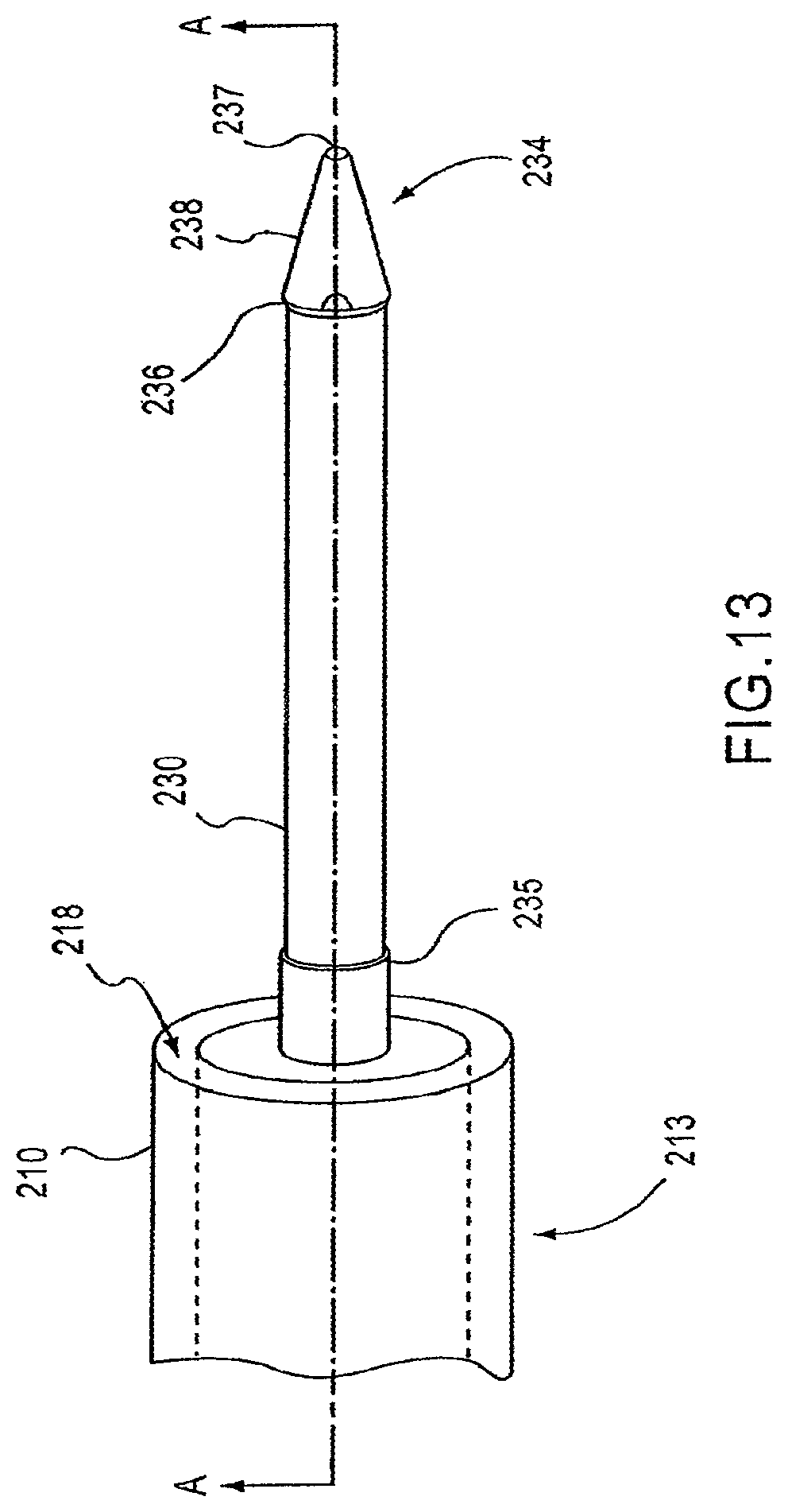 Patent US12097106 Figure 14 – Insertion device for delivery of a mesh carrier