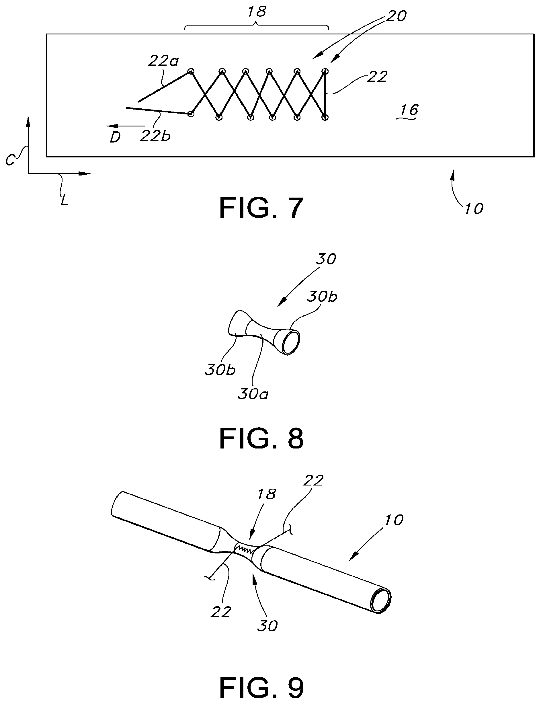 Patent US12097109 Figure 4 – Adjustable vascular graft for custom inner diameter reduction and related methods