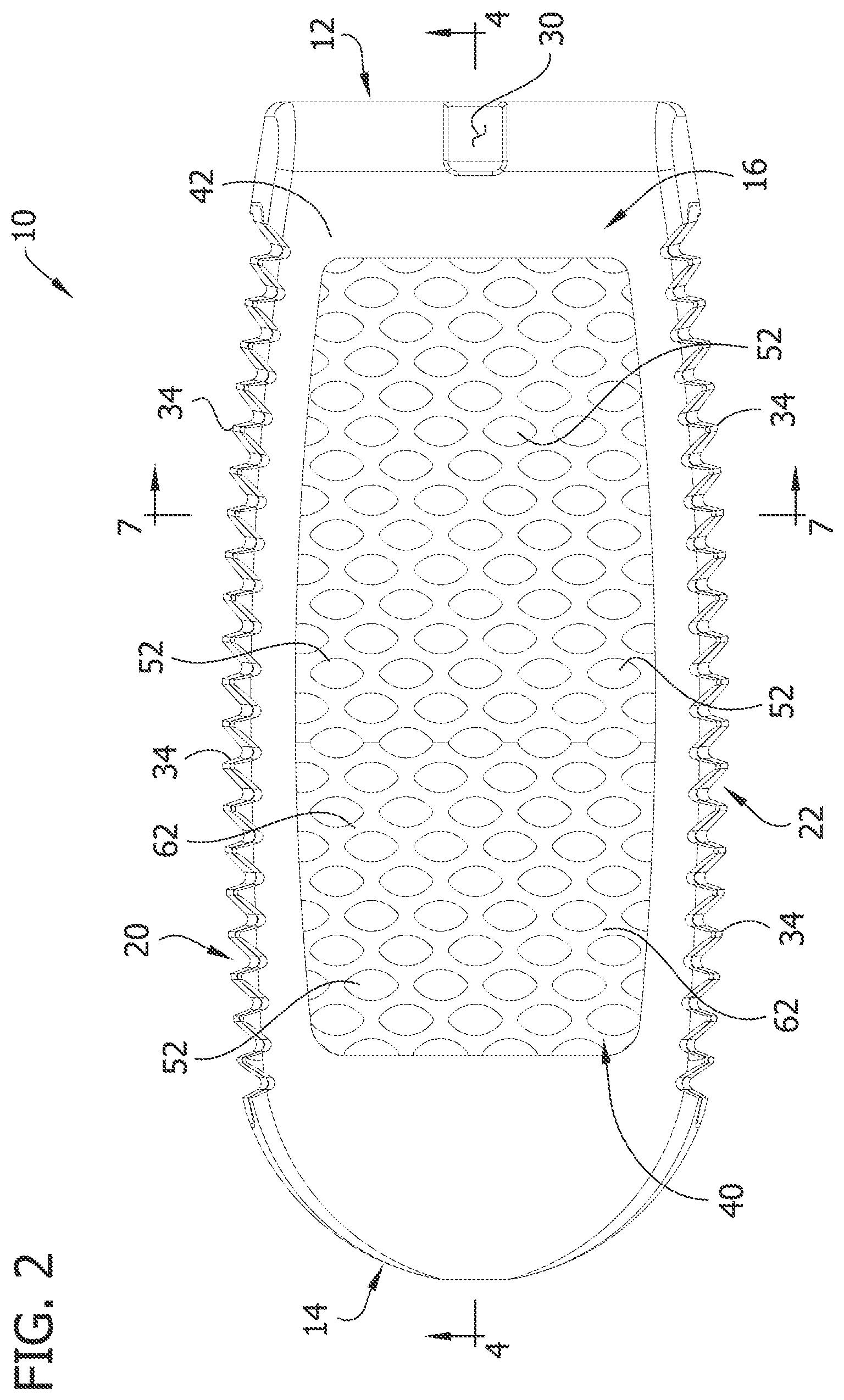 Patent US12097119 Figure 2 – Interbody spacer for spinal fusion