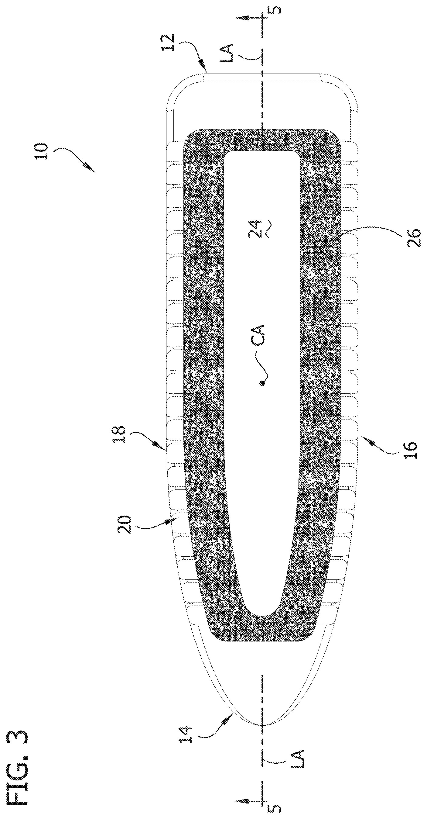 Patent US12097119 Figure 3 – Interbody spacer for spinal fusion