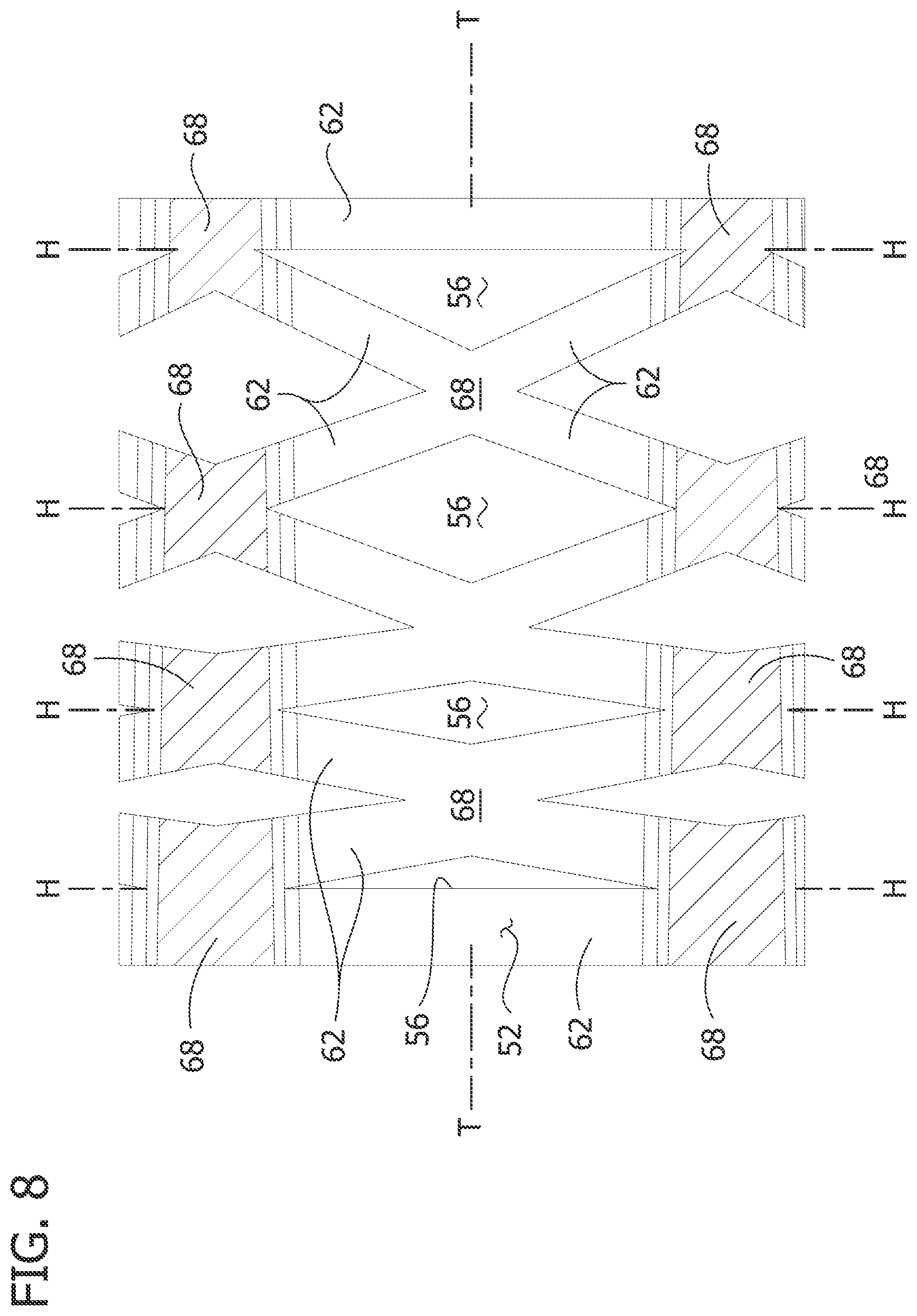 Patent US12097119 Figure 8 – Interbody spacer for spinal fusion