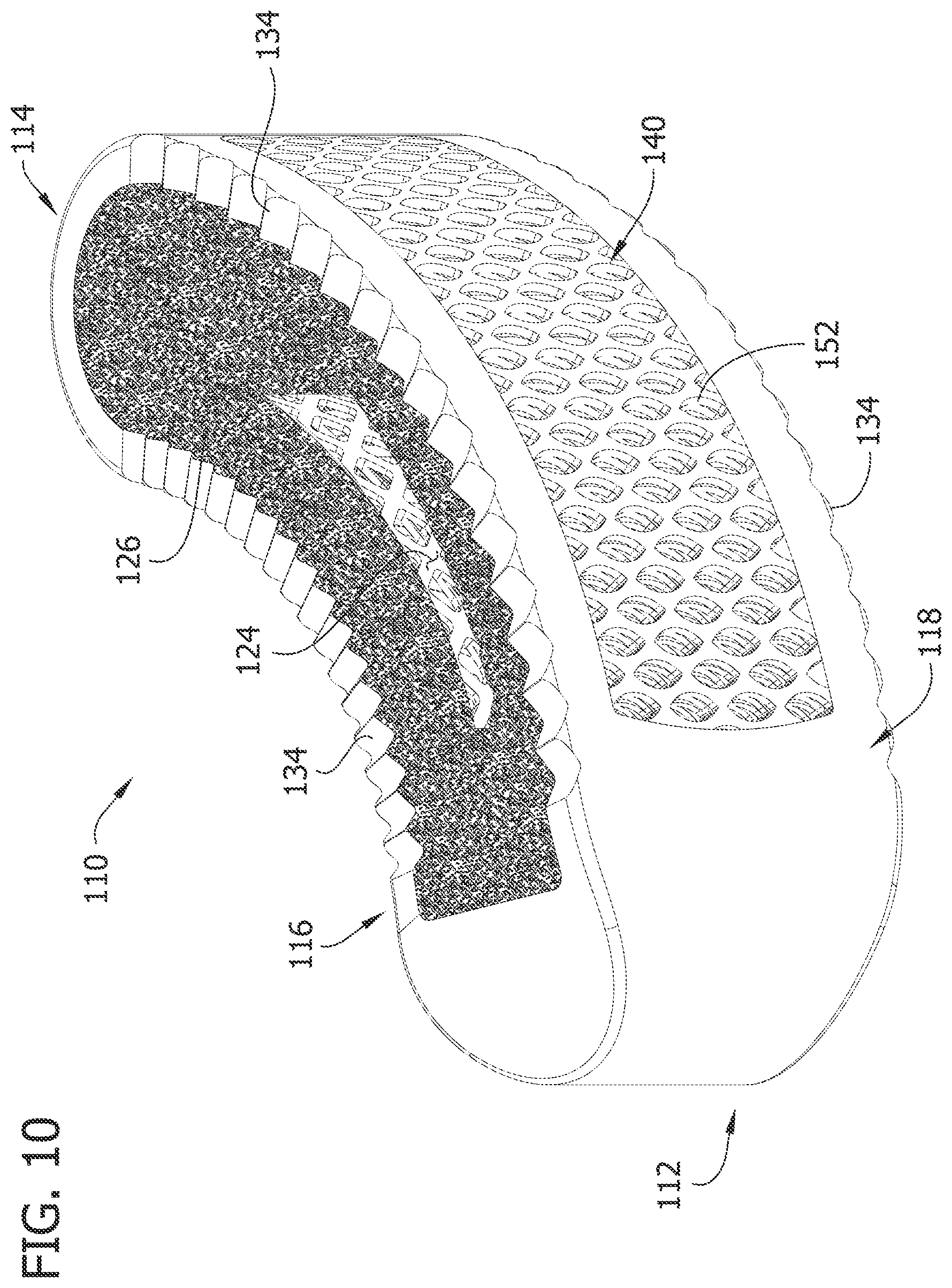 Patent US12097119 Figure 10 – Interbody spacer for spinal fusion