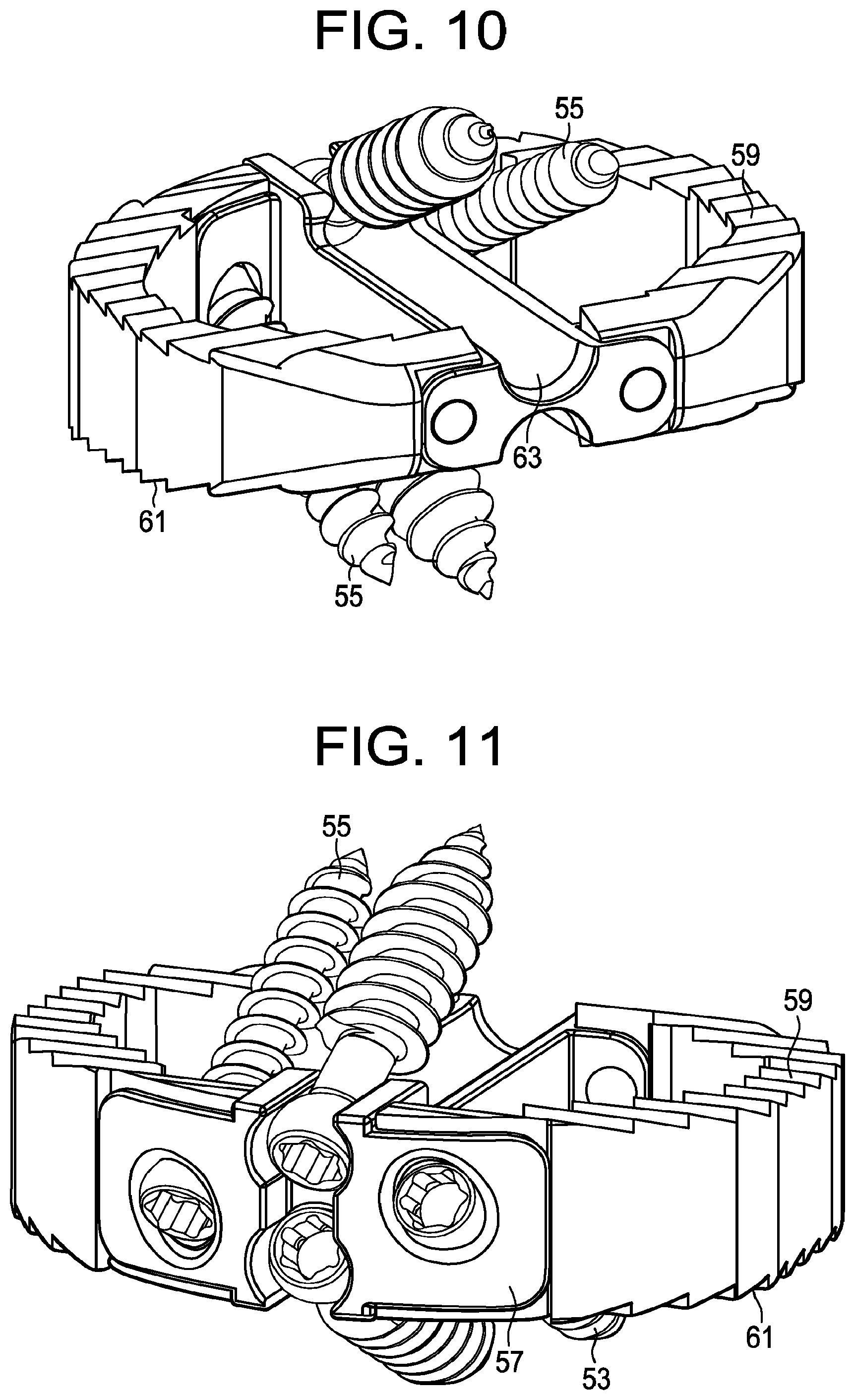 Patent US12097124 Figure 6 – Zero profile spinal fusion cage