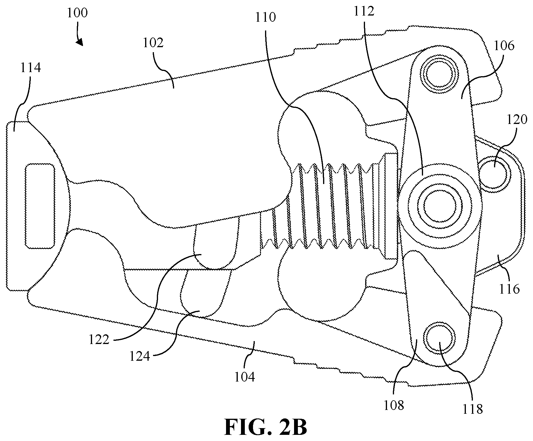 Patent US12097126 Figure 4 – Expandable intervertebral cage
