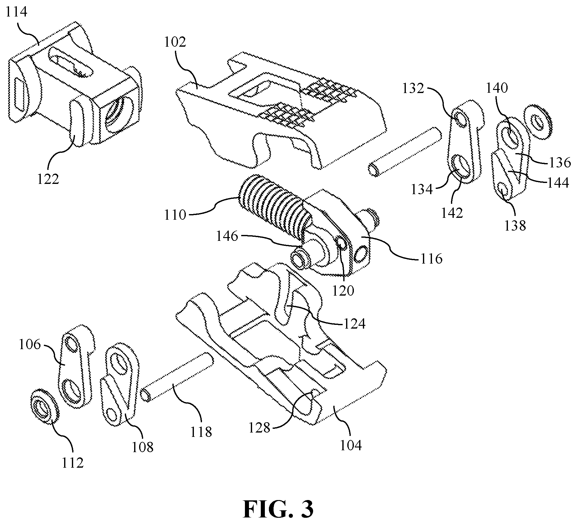 Patent US12097126 Figure 5 – Expandable intervertebral cage