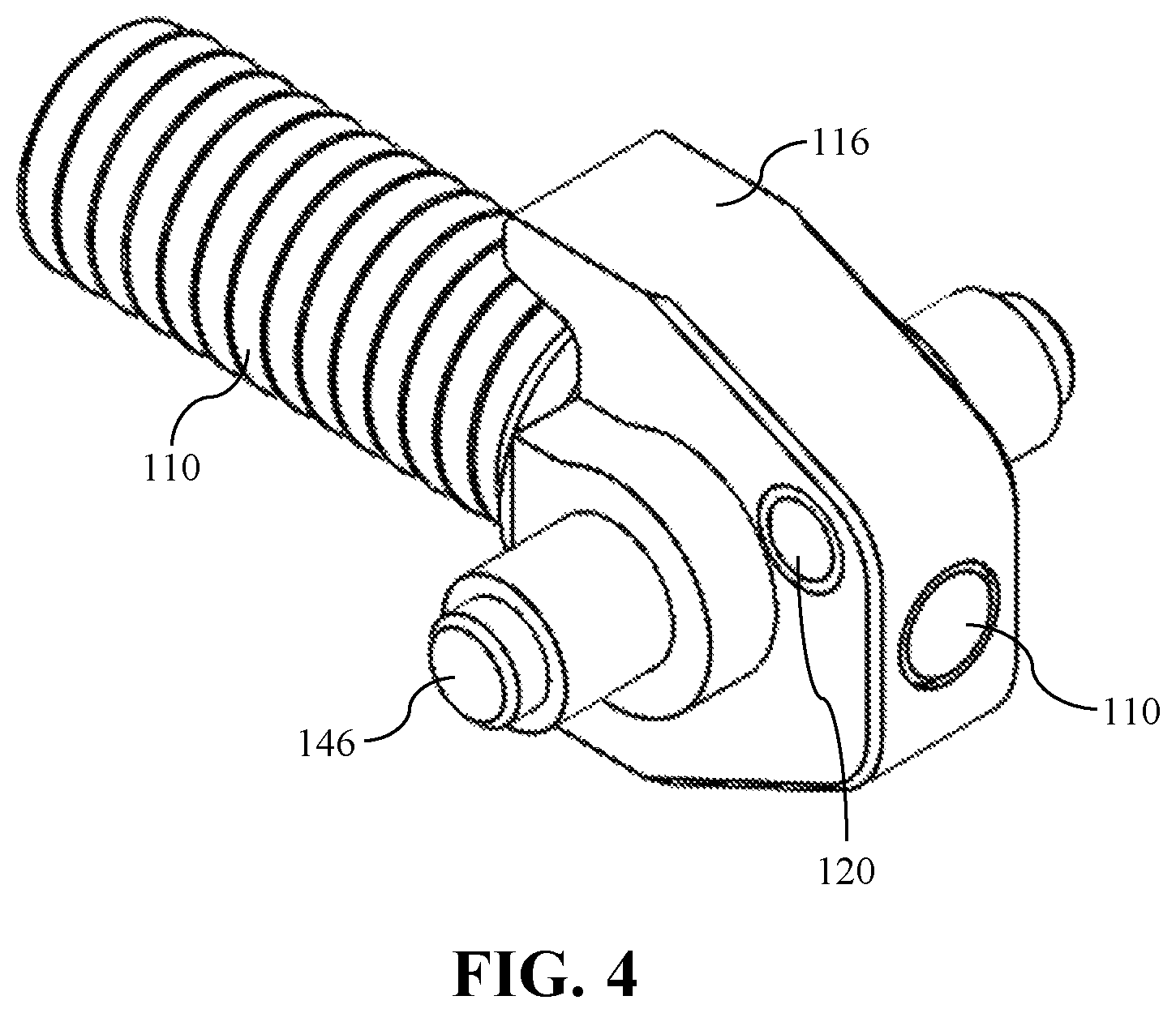 Patent US12097126 Figure 6 – Expandable intervertebral cage