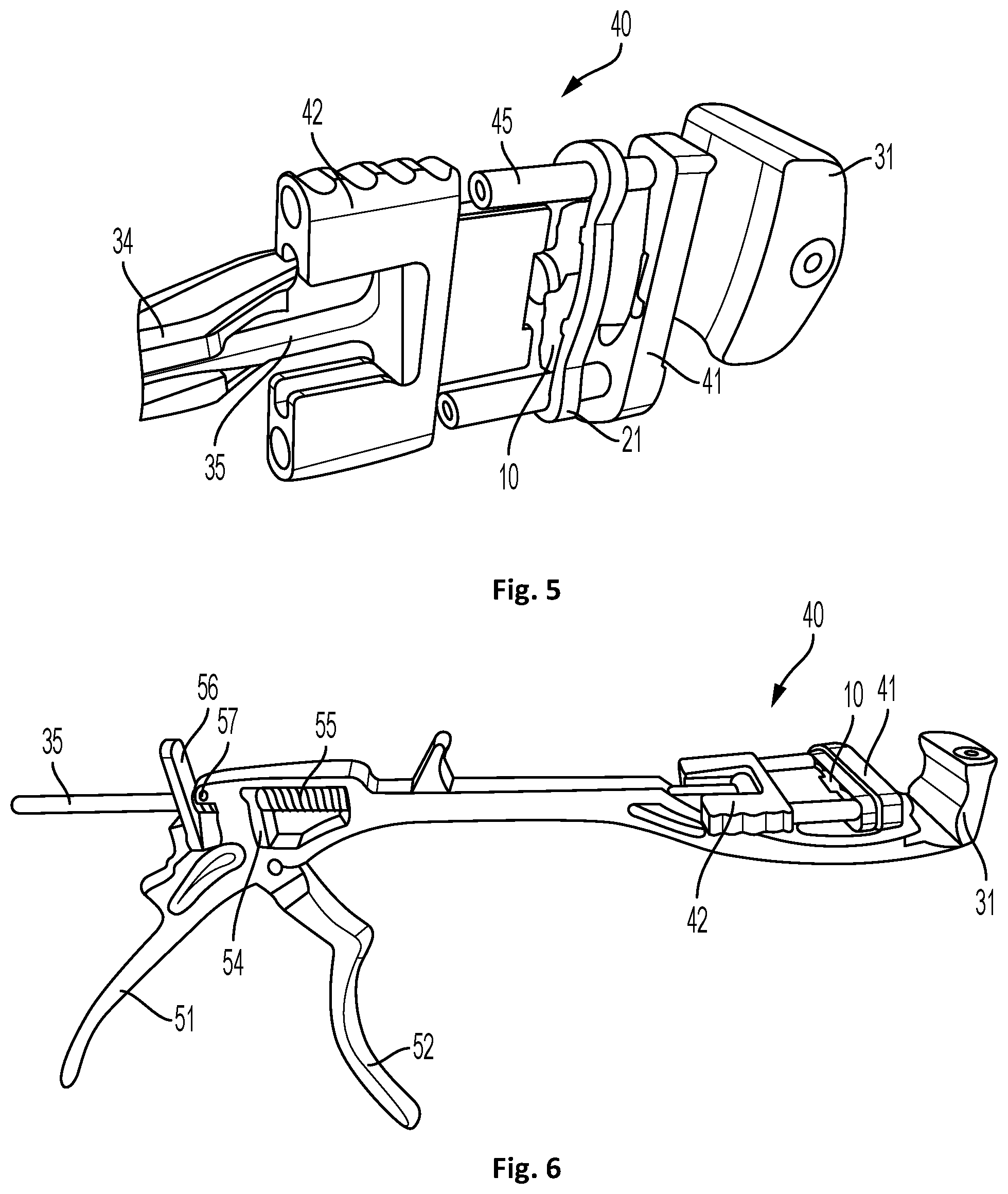 Patent US12097127 Figure 3 – Implantation tool for an interphalangeal implant