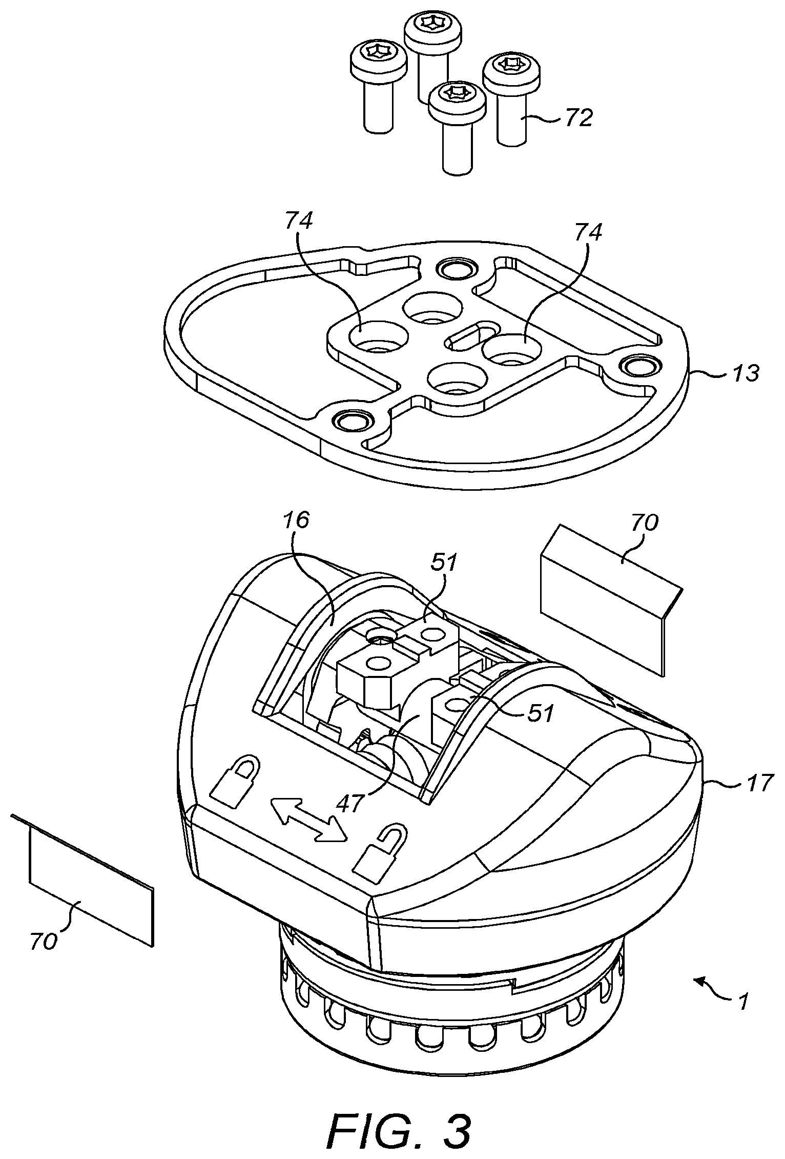 Patent US12097131 Figure 3 – Wrist device for a prosthetic limb