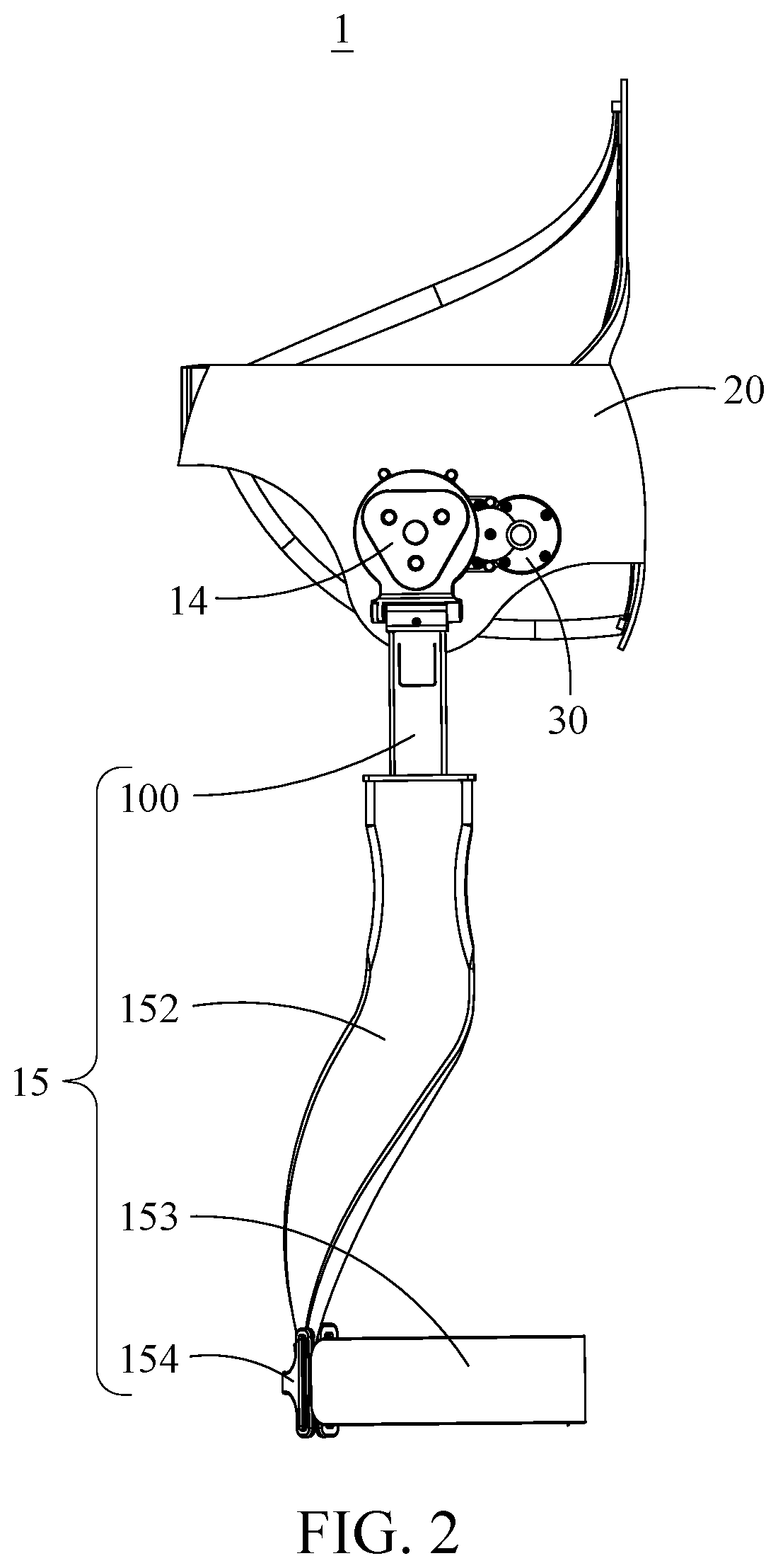Patent US12097132 Figure 2 – Sliding assembly and motion assistance apparatus including the same