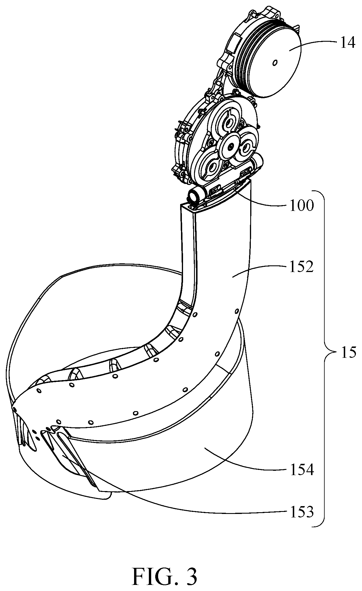 Patent US12097132 Figure 3 – Sliding assembly and motion assistance apparatus including the same