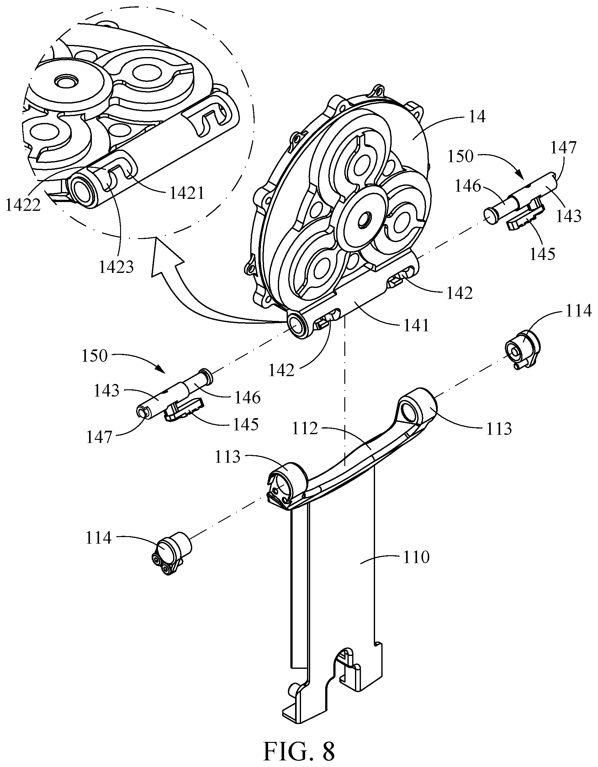 Patent US12097132 Figure 9 – Sliding assembly and motion assistance apparatus including the same