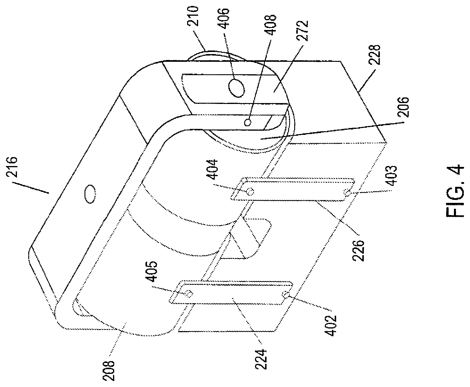 Patent US12097133 Figure 4 – Mechanical joint with switchable, rotation-constraining clutch