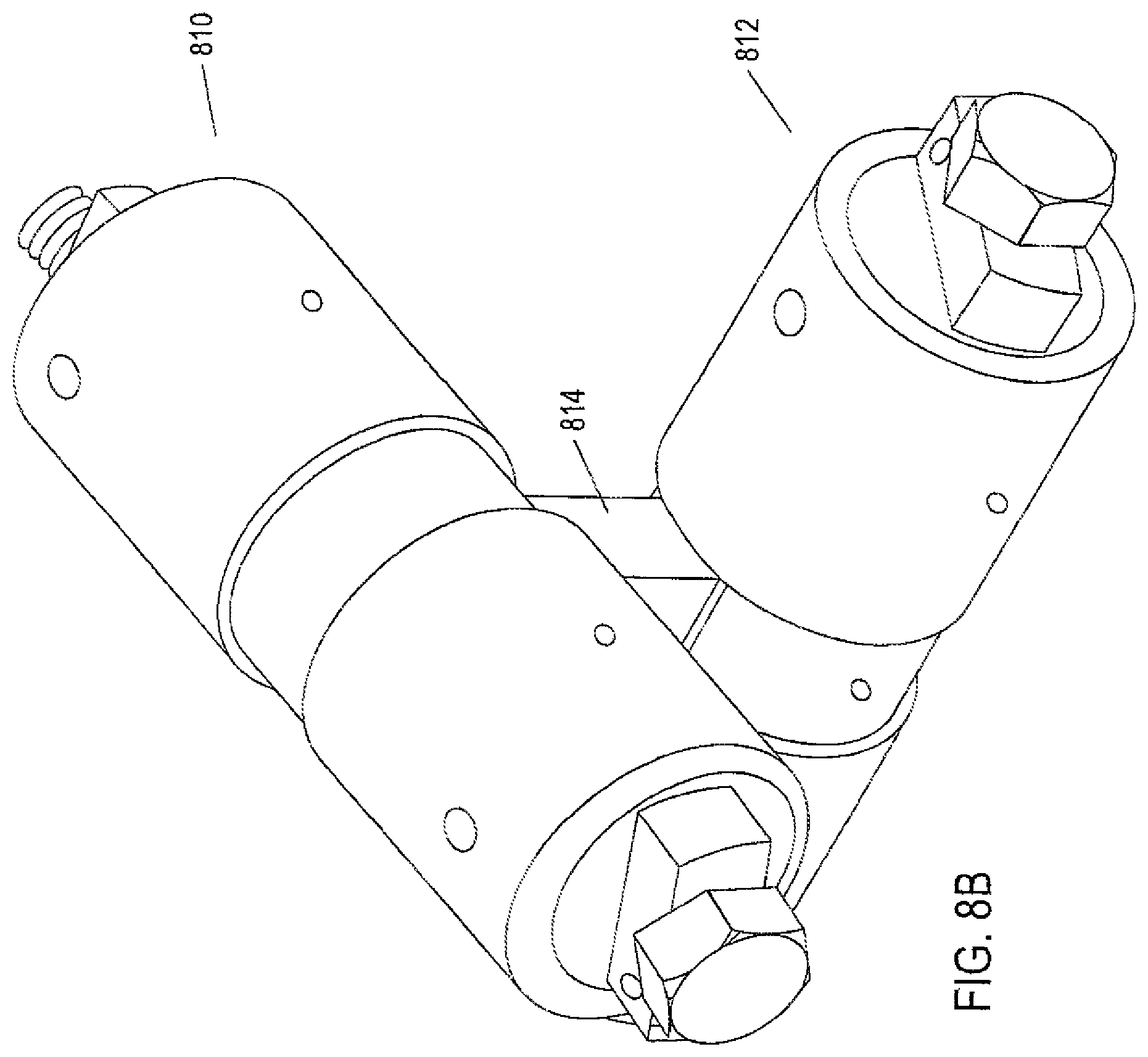 Patent US12097133 Figure 11 – Mechanical joint with switchable, rotation-constraining clutch