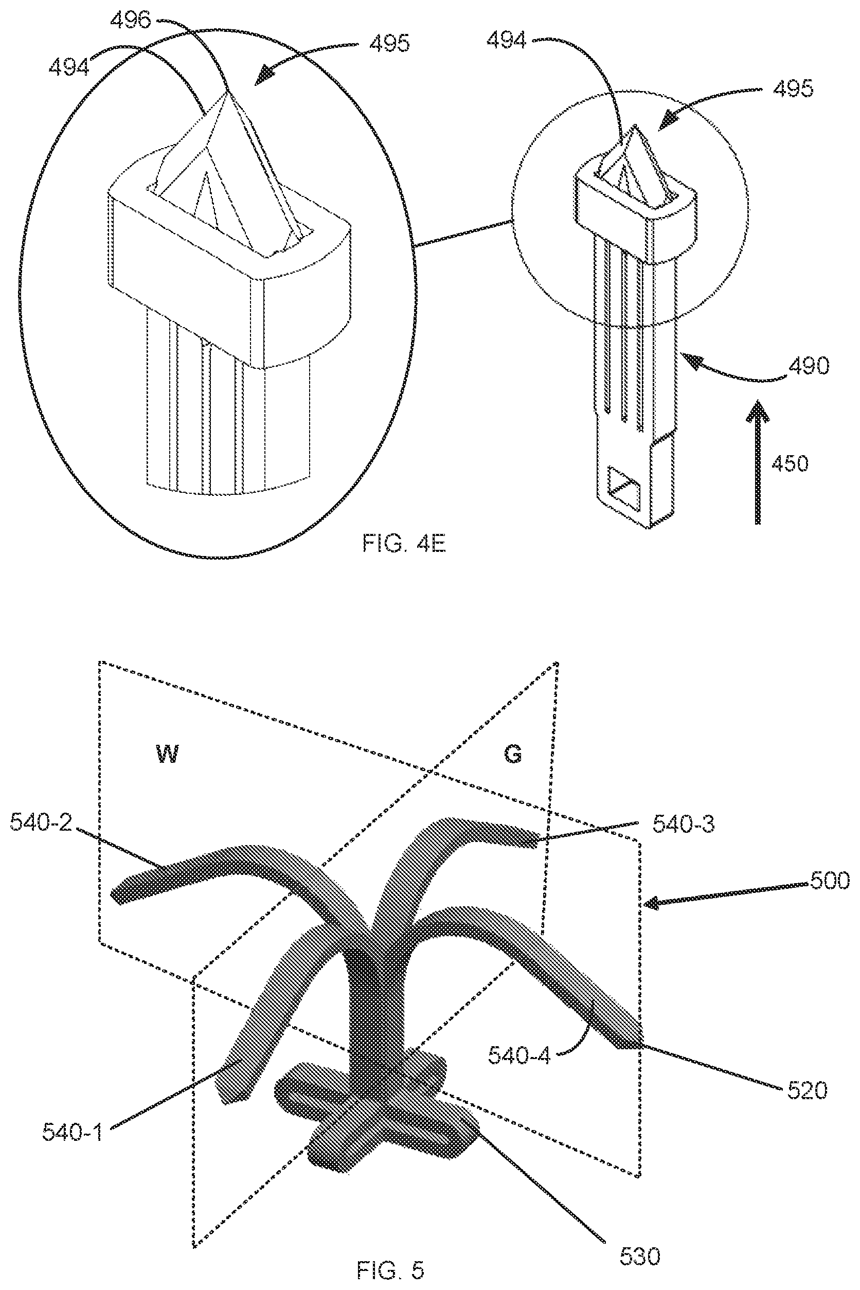 Patent US12097136 Figure 4 – Graft securing system, applicator and method