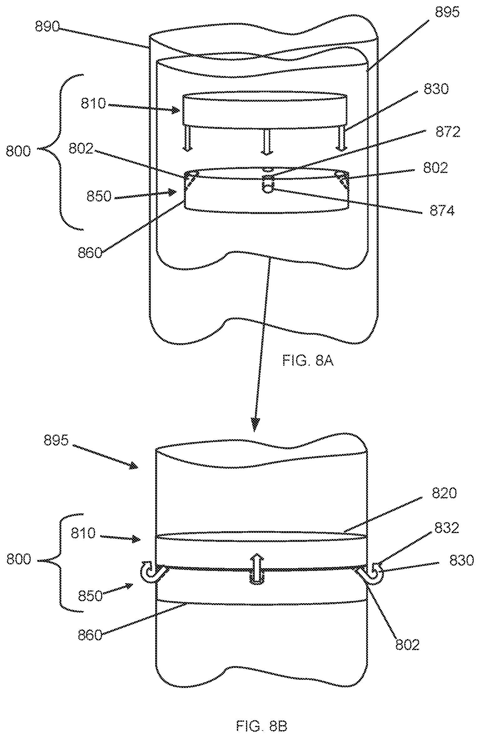 Patent US12097136 Figure 7 – Graft securing system, applicator and method