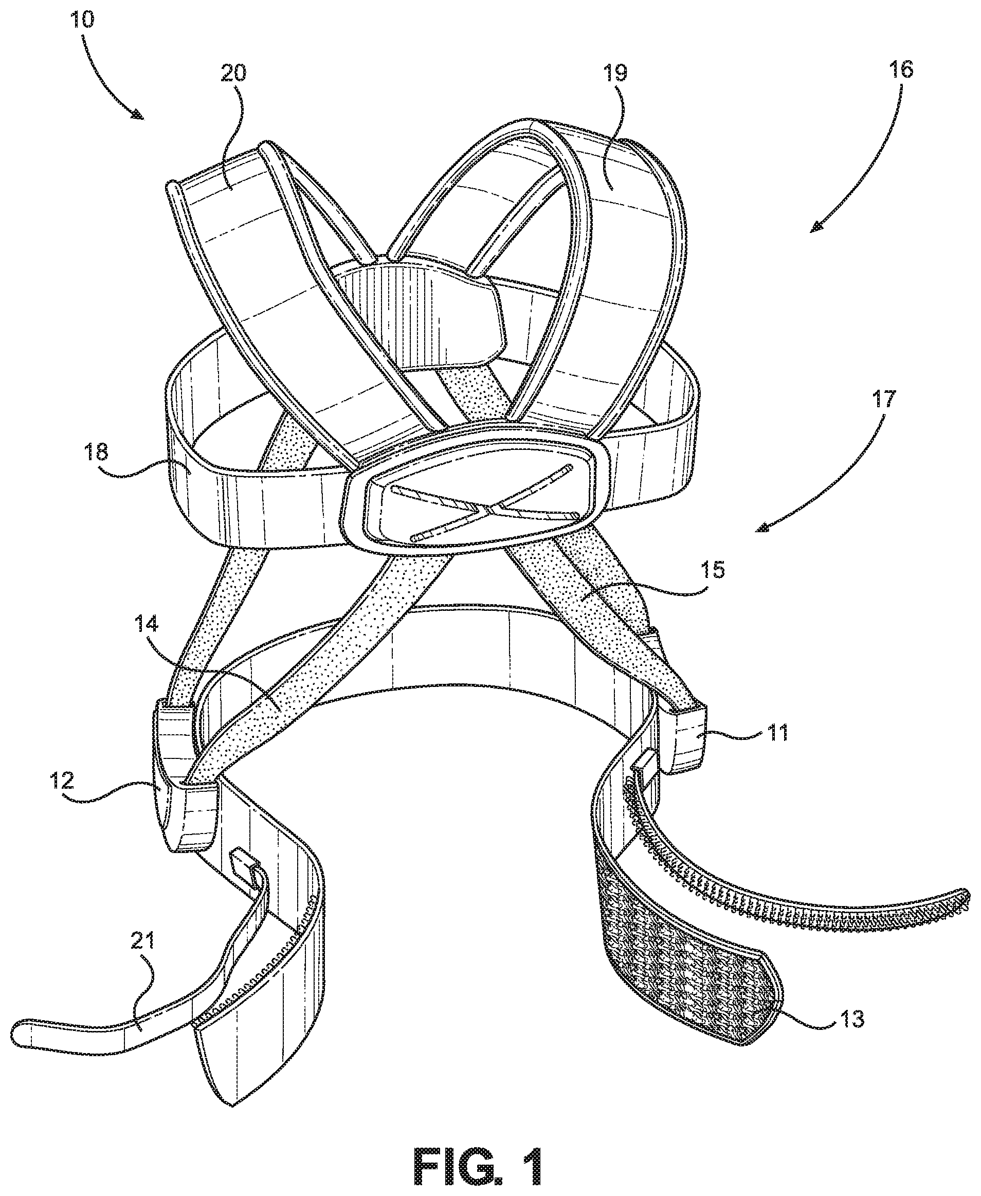 Patent US12097139 Figure 1 – Posture and lifting orthotic