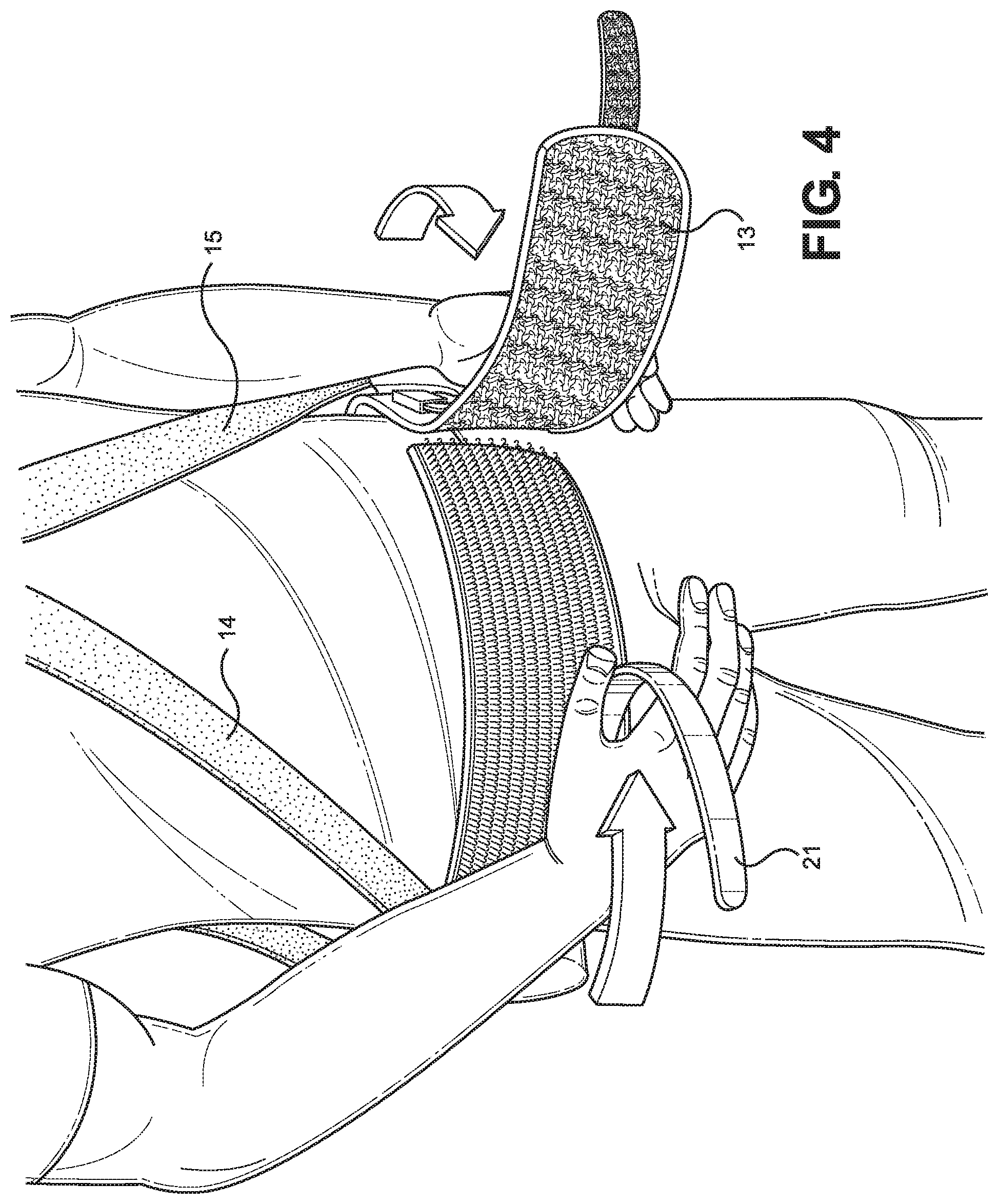Patent US12097139 Figure 4 – Posture and lifting orthotic