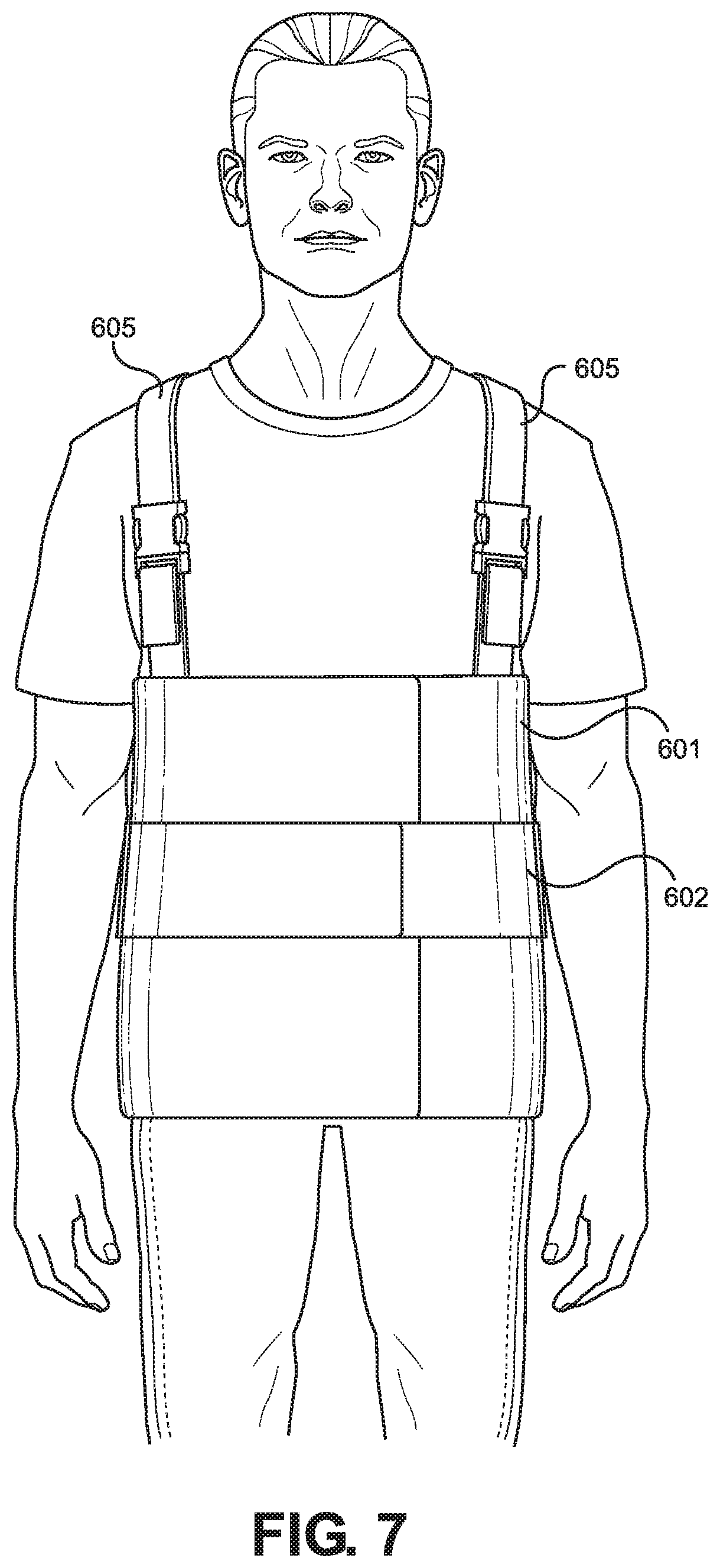 Patent US12097139 Figure 7 – Posture and lifting orthotic