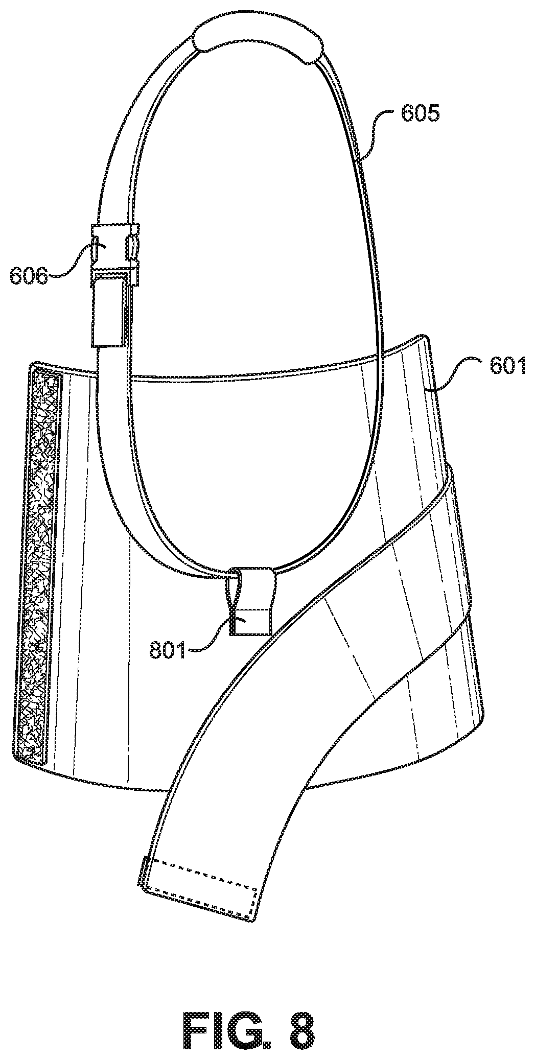 Patent US12097139 Figure 8 – Posture and lifting orthotic