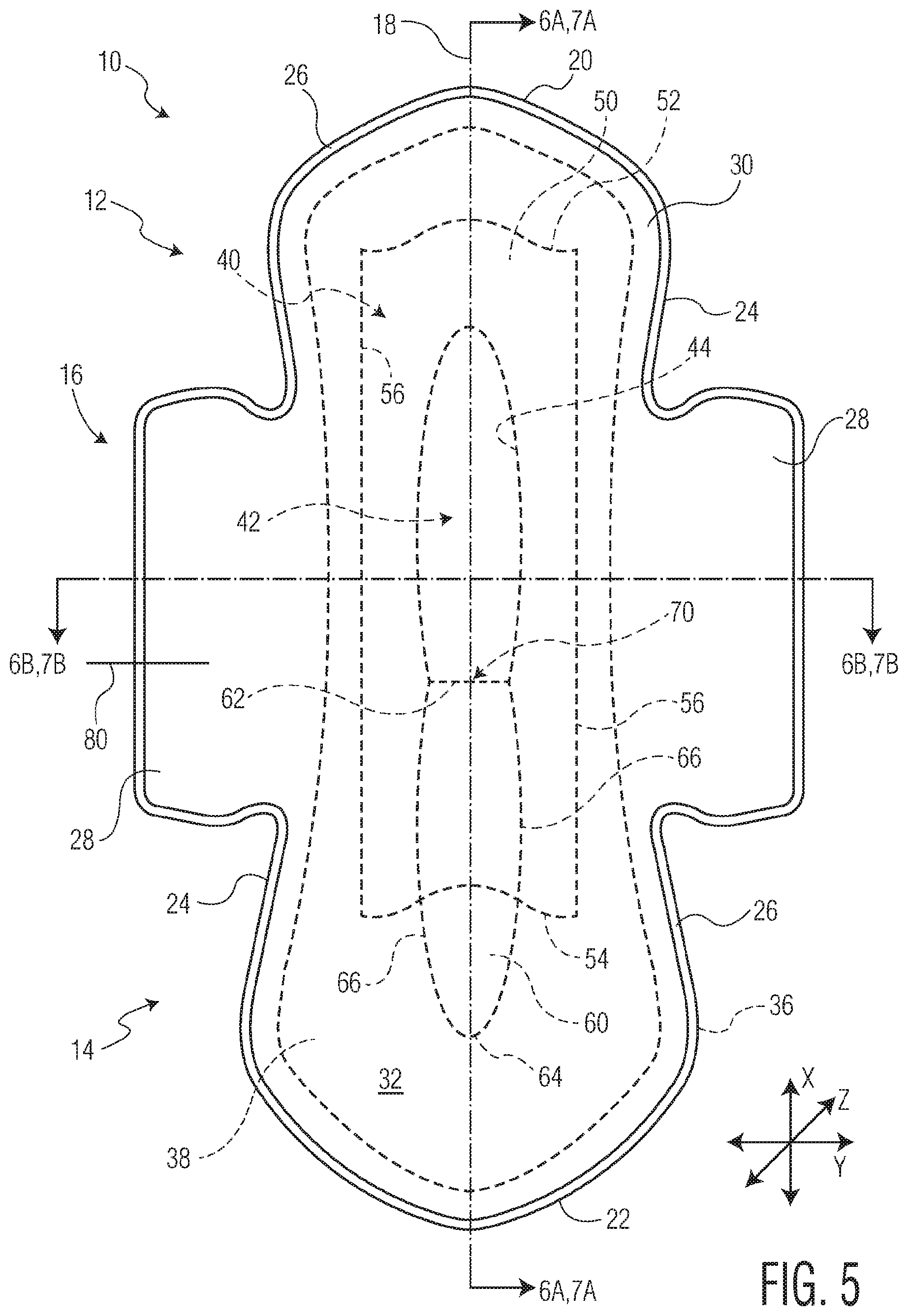 Patent US12097140 Figure 7 – Method of manufacturing an exudate management layer for use in an absorbent article