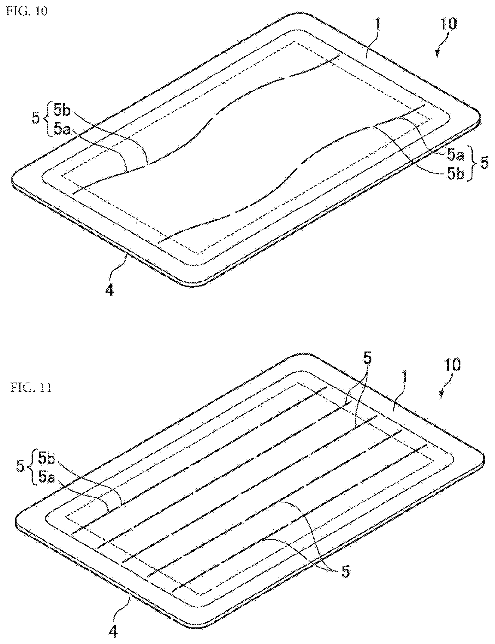 Patent US12097144 Figure 5 – Heating body and method for producing the same