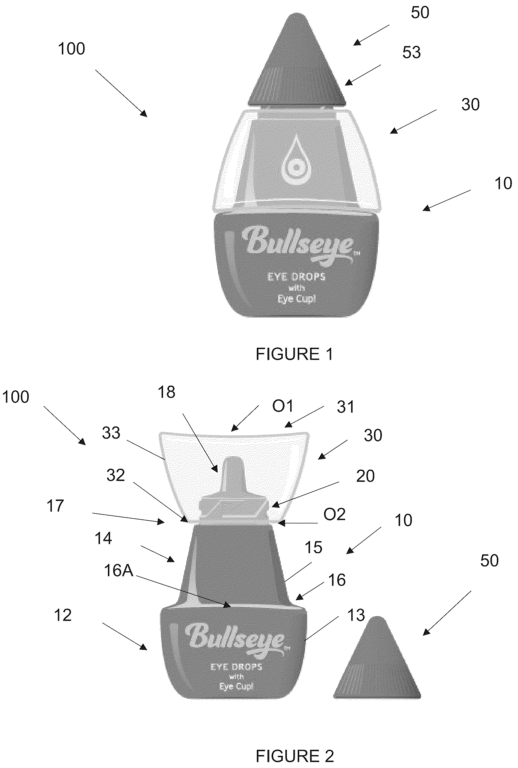 Patent US12097146 Figure 1 – Eye drop dispenser