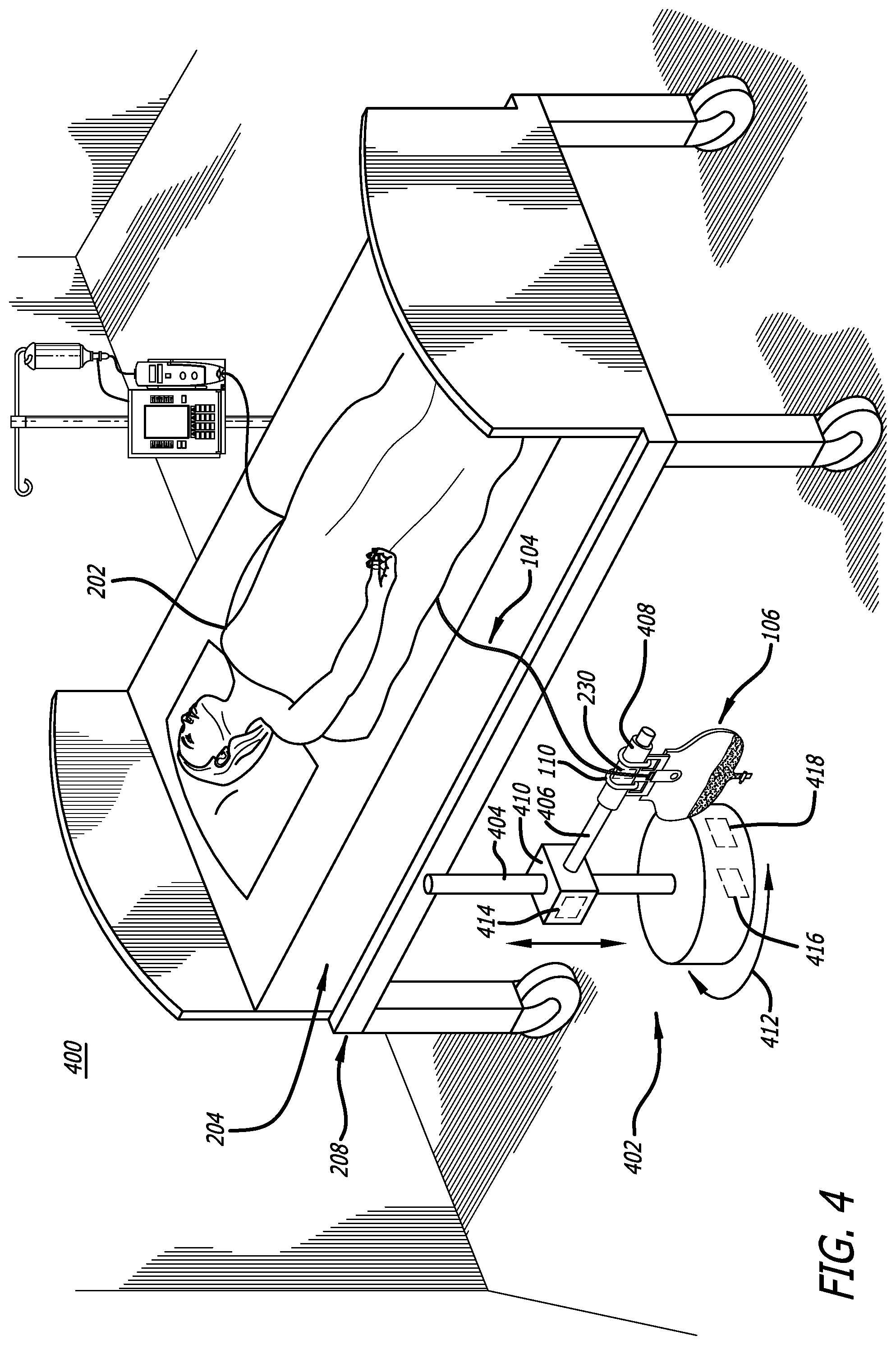 Patent US12097150 Figure 5 – Drainage bag height actuator