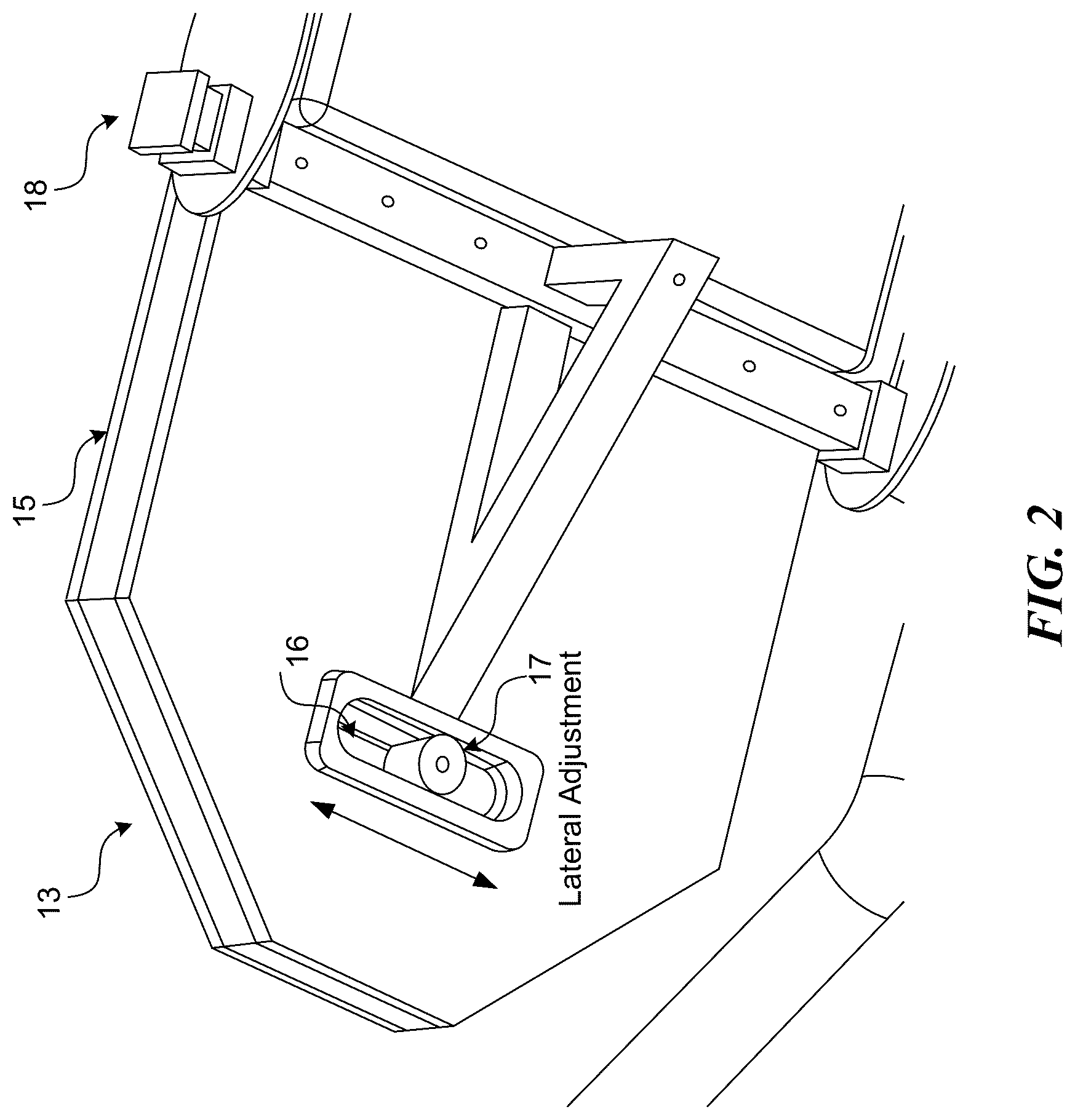 Patent US12097151 Figure 2 – Surgical table and accessories to facilitate hip arthroscopy