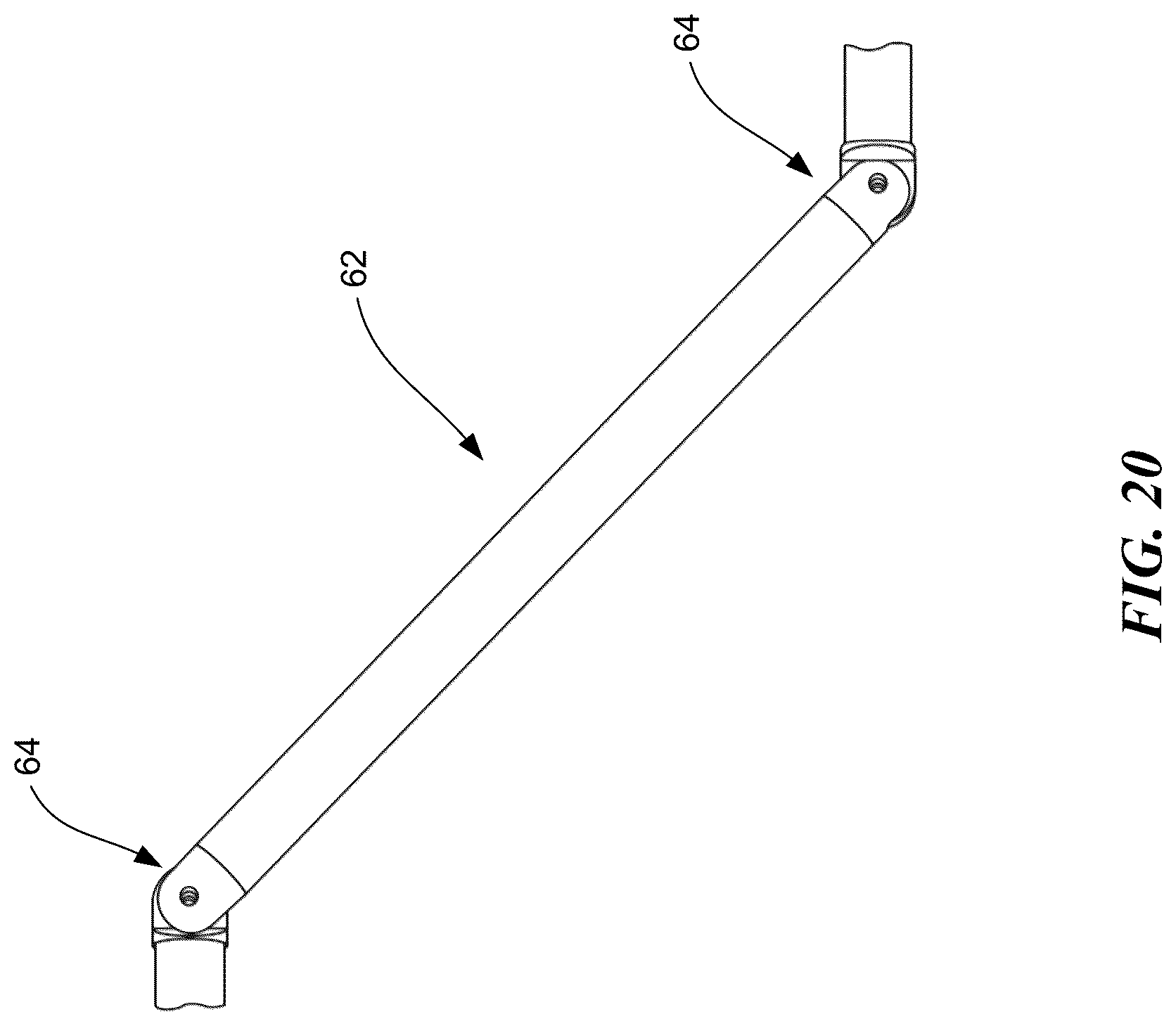 Patent US12097151 Figure 20 – Surgical table and accessories to facilitate hip arthroscopy