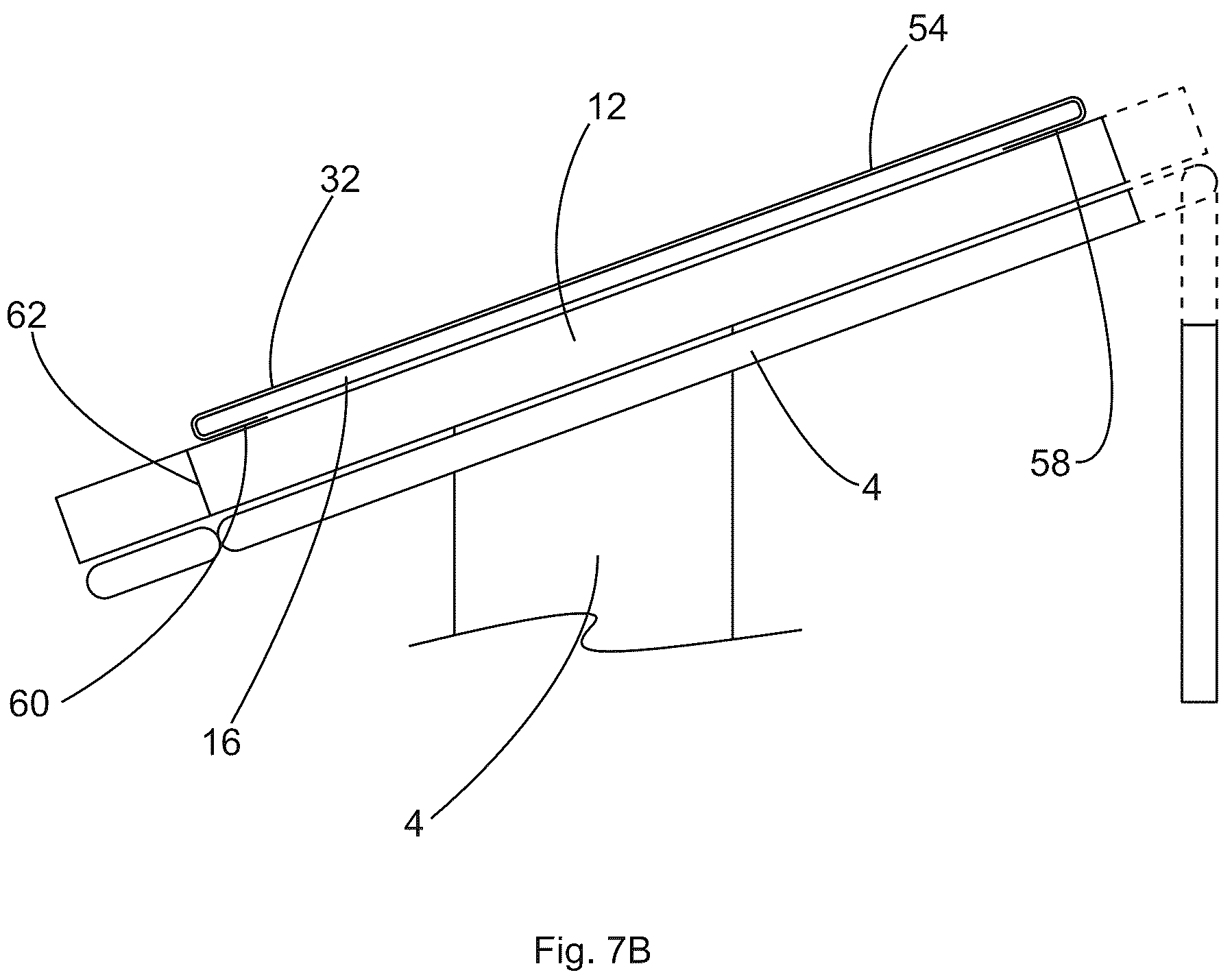 Patent US12097152 Figure 8 – Patient securement system for the surgical Trendelenburg position