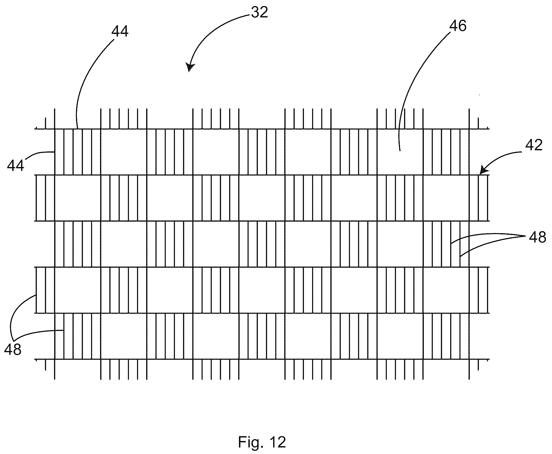 Patent US12097152 Figure 12 – Patient securement system for the surgical Trendelenburg position