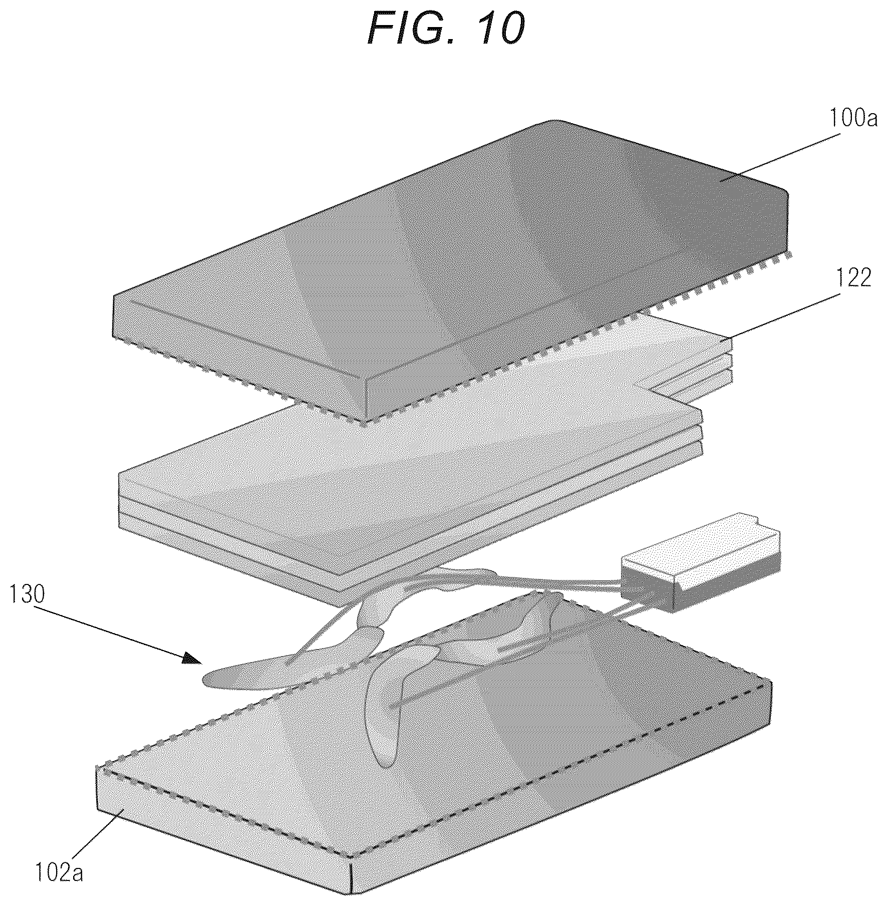 Patent US12097155 Figure 10 – Mattress, sensor system