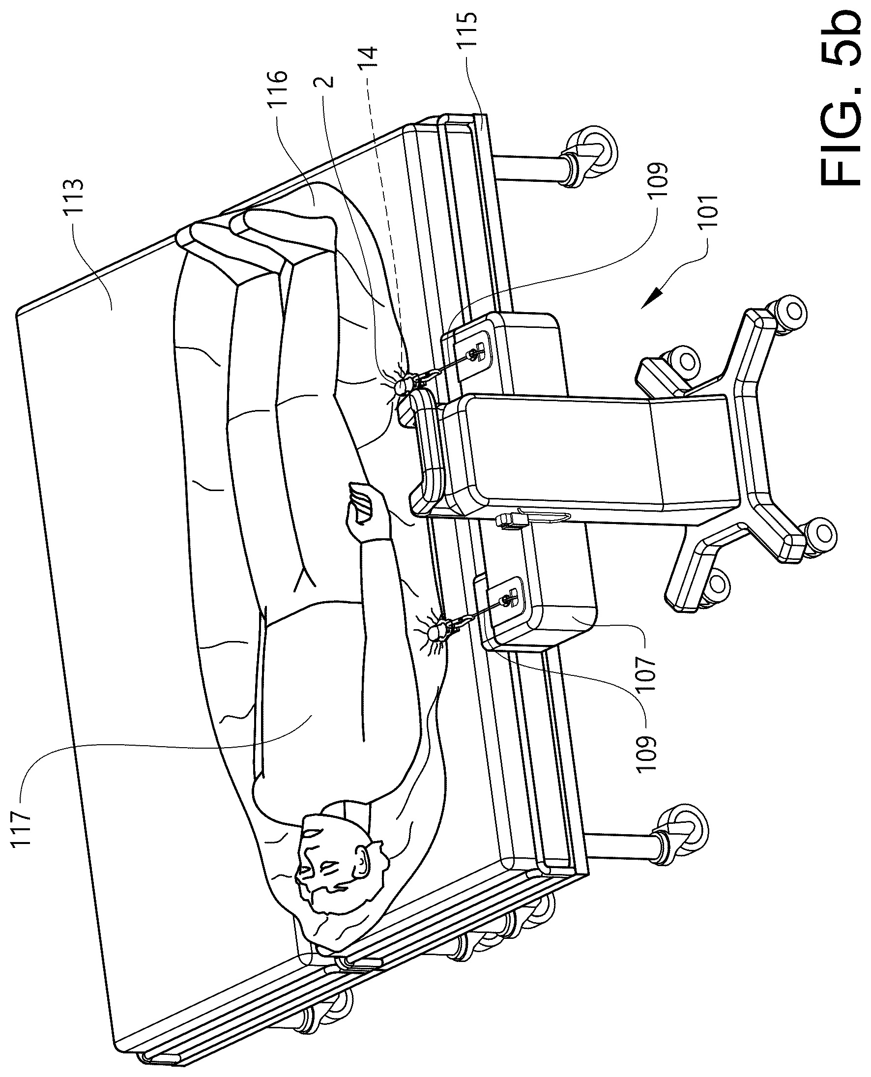 Patent US12097156 Figure 7 – Sheet holding arrangement and a patient transfer device