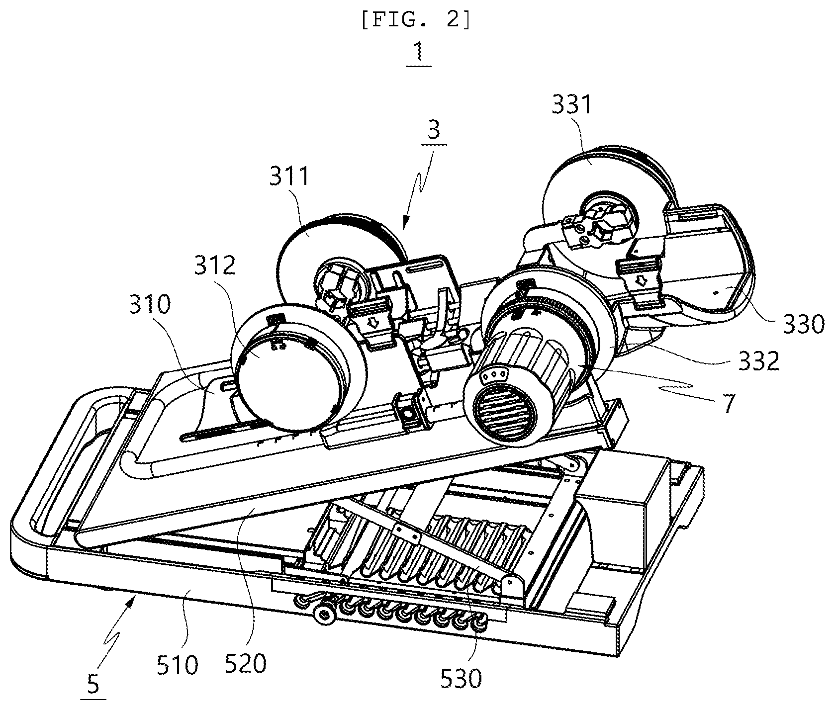 Patent US12097158 Figure 2 – Rehabilitation exercise device for upper and lower limbs