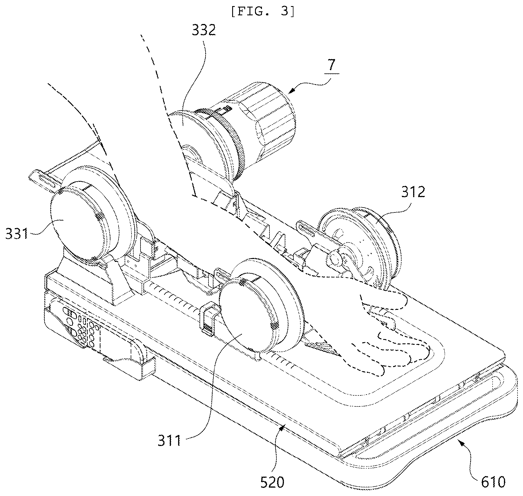 Patent US12097158 Figure 3 – Rehabilitation exercise device for upper and lower limbs