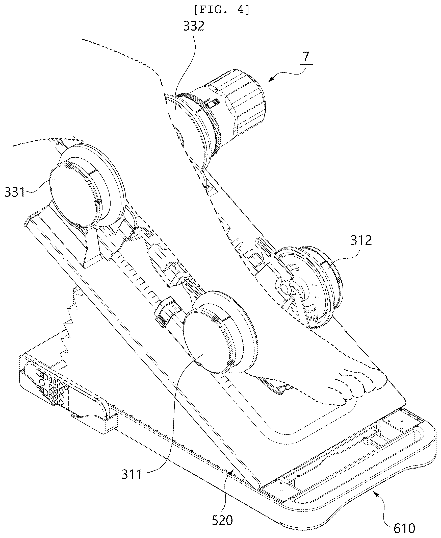 Patent US12097158 Figure 4 – Rehabilitation exercise device for upper and lower limbs