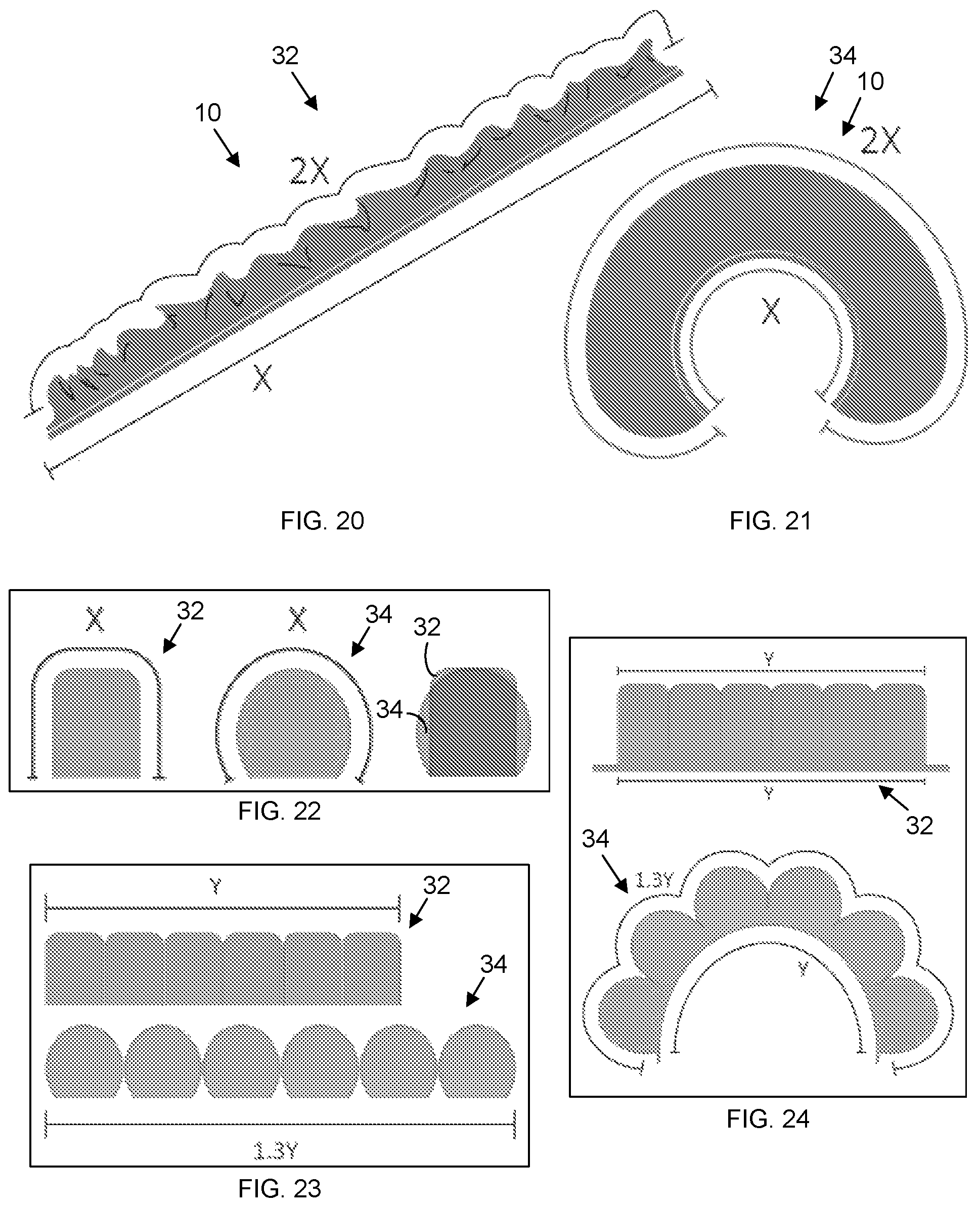 Patent US12097159 Figure 4 – Textile actuators