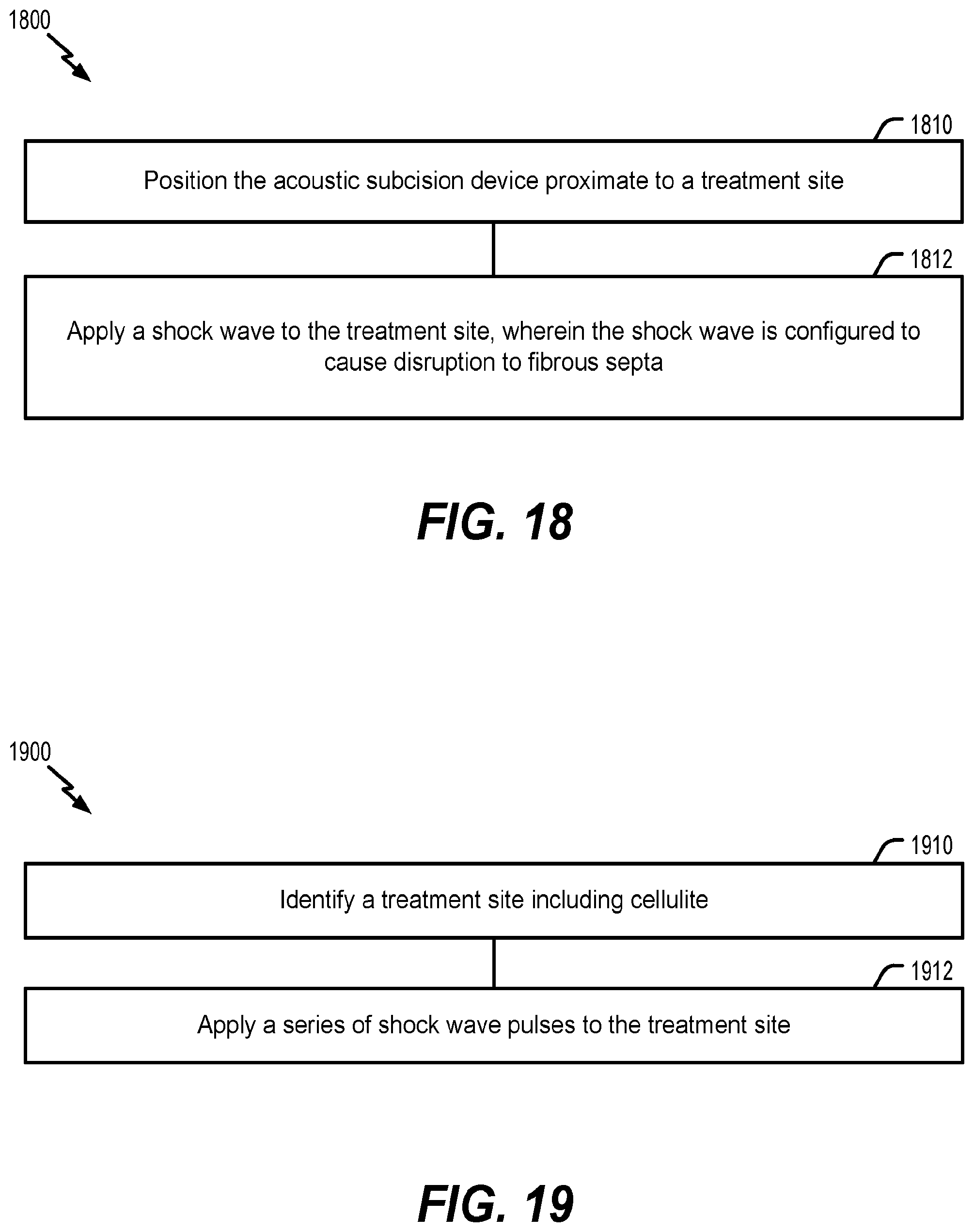 Patent US12097162 Figure 20 – Systems, devices, and methods of treating tissue and cellulite by non-invasive acoustic subcision