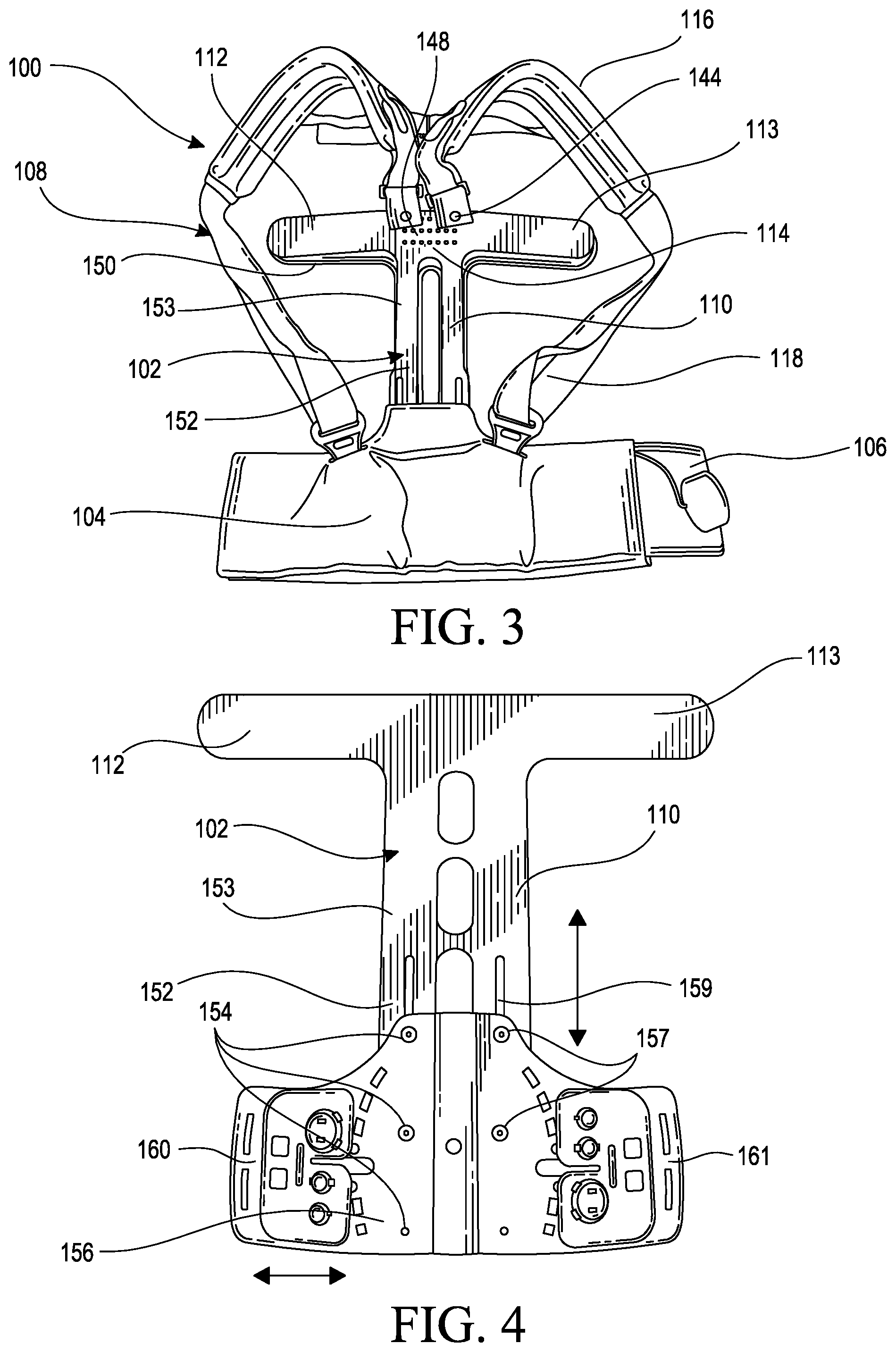 Patent US12097164 Figure 2 – Interface system in an exoskeleton