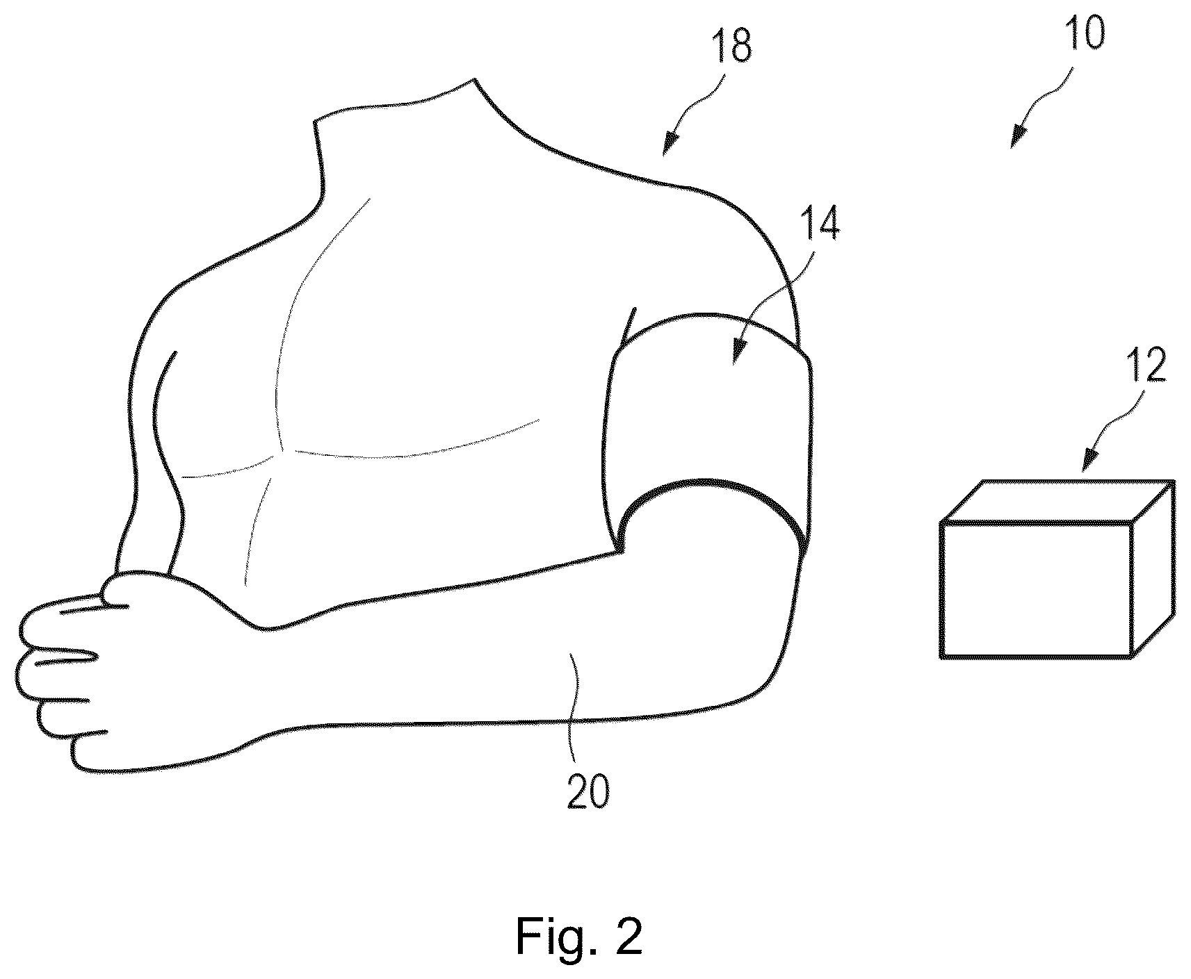 Patent US12097166 Figure 2 – Apparatus for use in measuring blood pressure